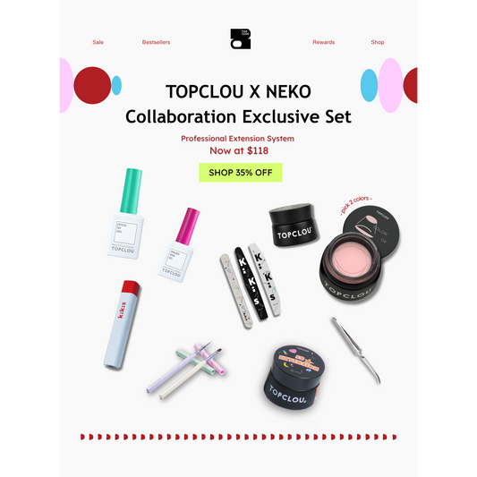 Topclou Nailhaus Nail Extension Kit – Complete Sculpting System – TOPCLOU x NEKO