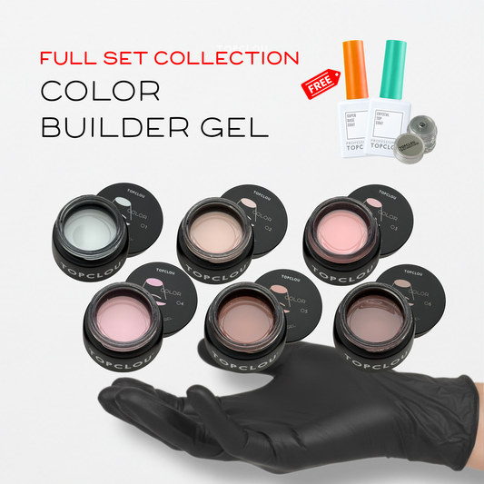 Topclou Nailhaus Complete Color Builder Kit – 6 Shades + Free Essentials