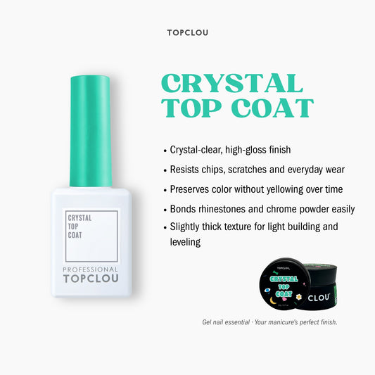 TOPCLOU Crystal Top Coat (15ml/20g)