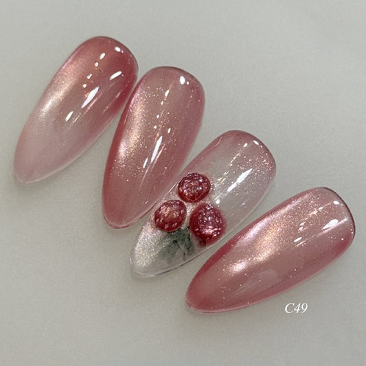 KIKIS C49 Bare Rose Cat Eye