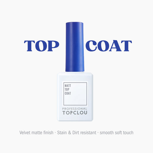 Topclou Nailhaus TOPCLOU Matt Top Coat (15ml)