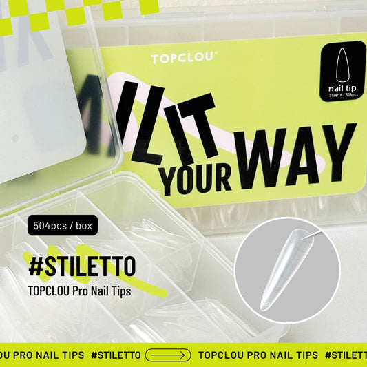 Topclou Nailhaus TOPCLOU Pro Nail Tips Stiletto