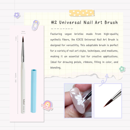 Topclou Nailhaus KIKIS #02 Universal Nail Art Brush