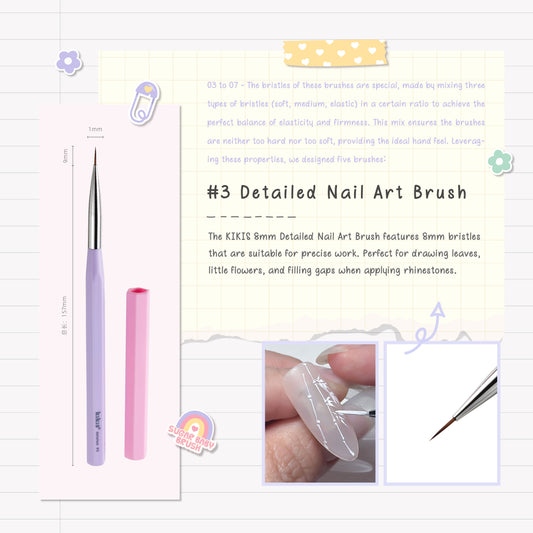 Topclou Nailhaus KIKIS #03 Detailed Nail Art Brush