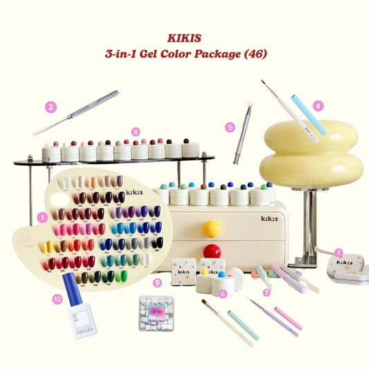 Topclou Nailhaus KIKIS 3-in-1 Solid Gels Package