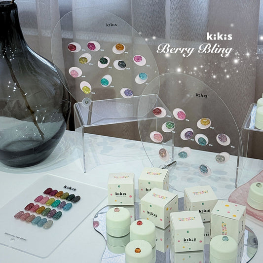 Topclou Nailhaus KIKIS Berry Bling Glitter Collection