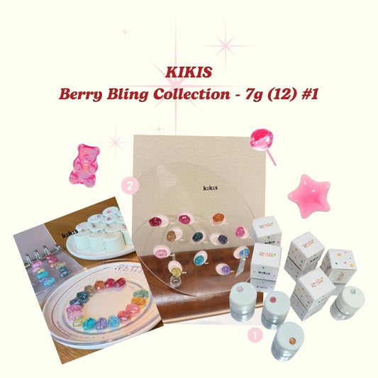 Topclou Nailhaus KIKIS Berry Bling Collection Pot #1