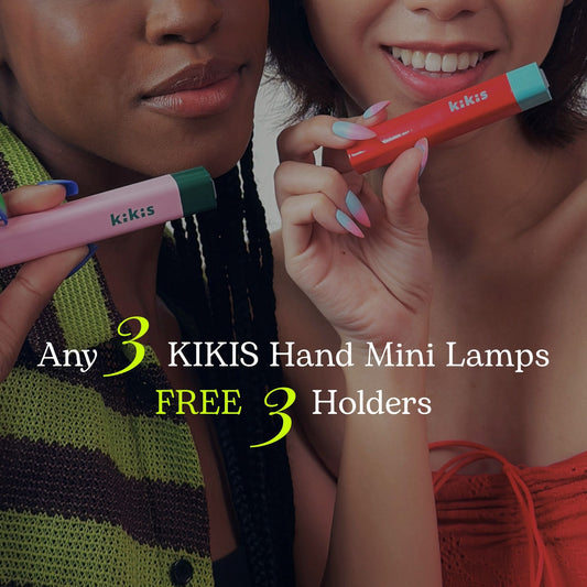 Topclou Nailhaus Bundle deal: Any 3 KIKIS Hand Mini Lamps FREE 3 Holders
