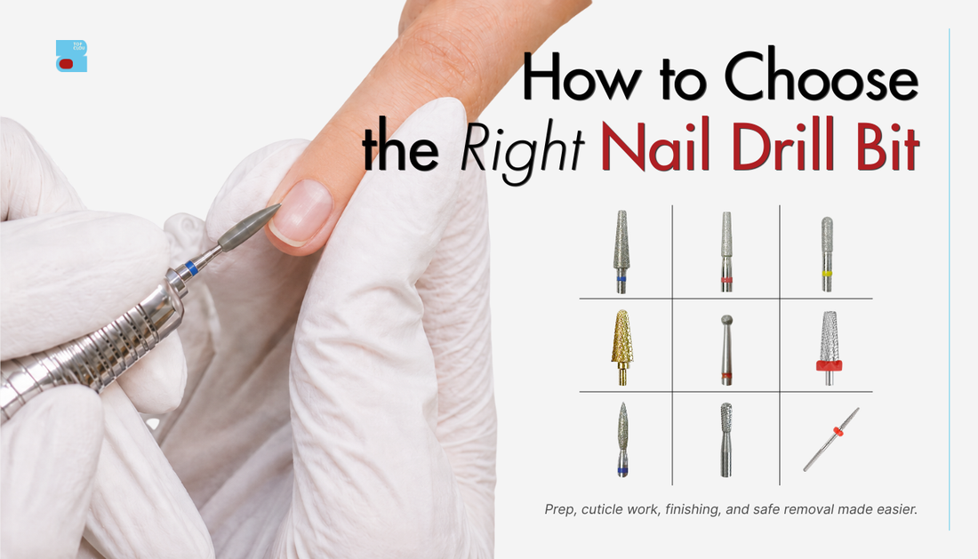 How to Choose the Right Nail Drill Bit for Prep, Cuticle Work, and Removal?