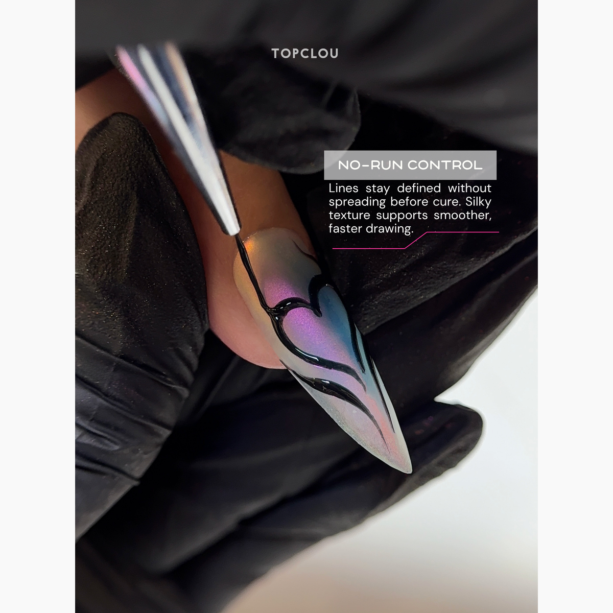 Topclou Nailhaus TOPCLOU No-Run Art Gel