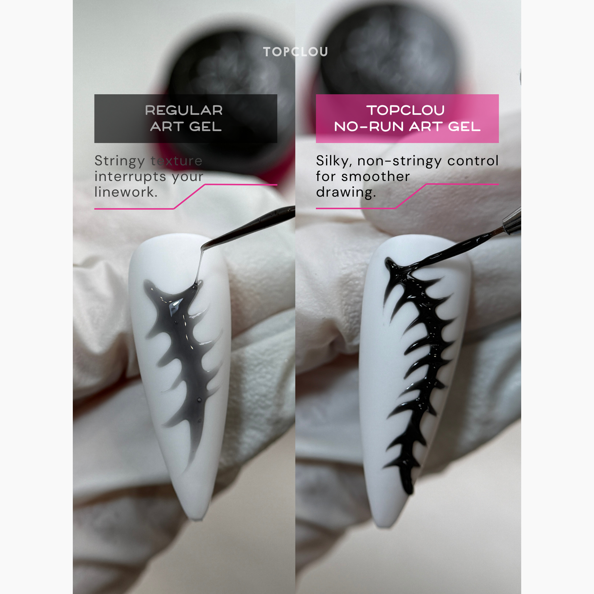 Topclou Nailhaus TOPCLOU No-Run Art Gel