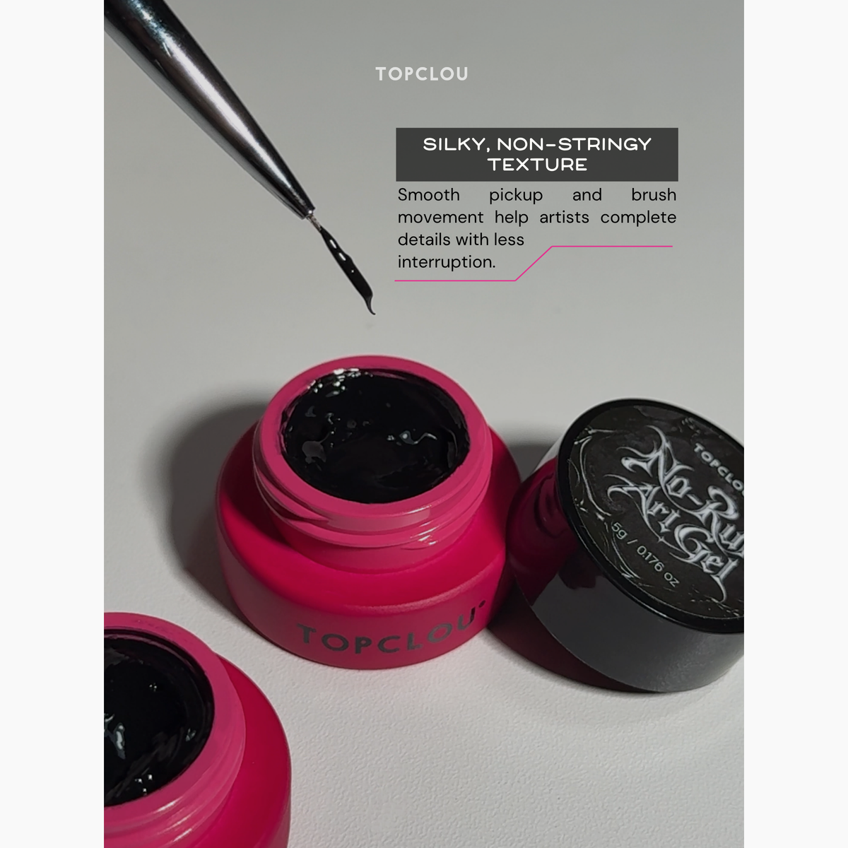 Topclou Nailhaus TOPCLOU No-Run Art Gel