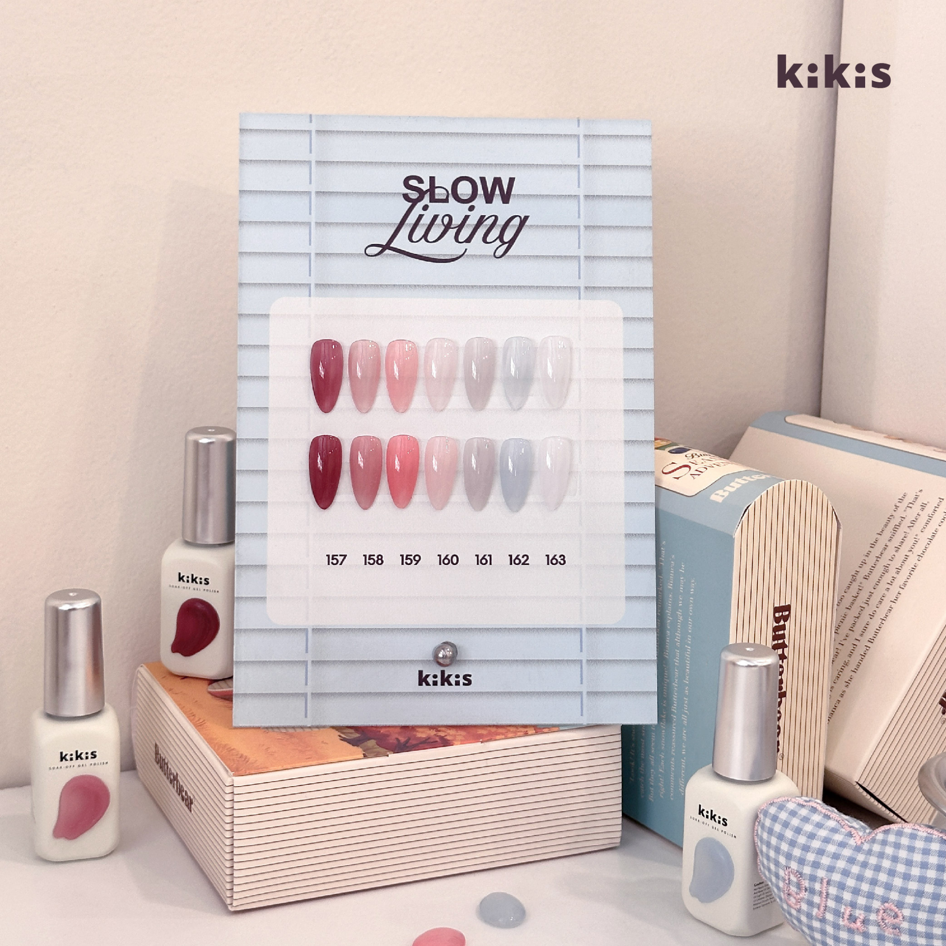 Topclou Nailhaus KIKIS Slow Living Semi-Sheer Gel Color Collection