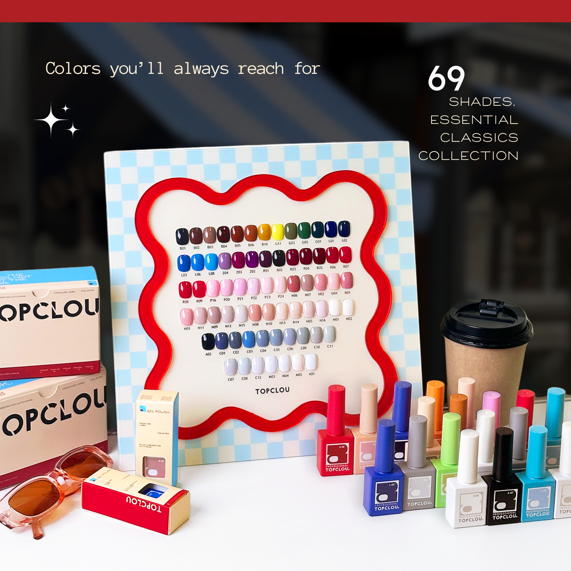 Topclou Nailhaus TOPCLOU 69 Colors Essential Classics collection