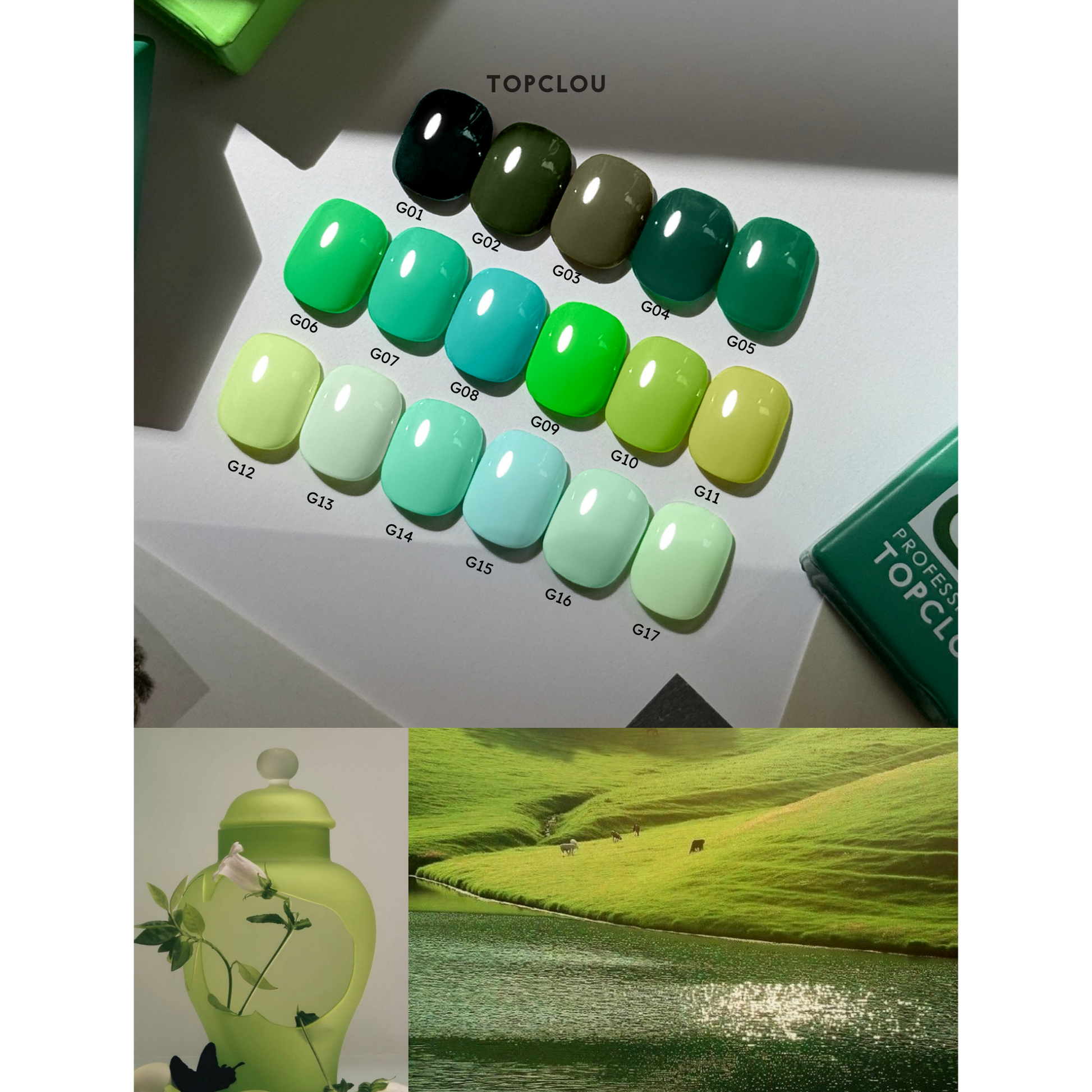Topclou Nailhaus TOPCLOU 70 Colors Pastel Dopamine Collection