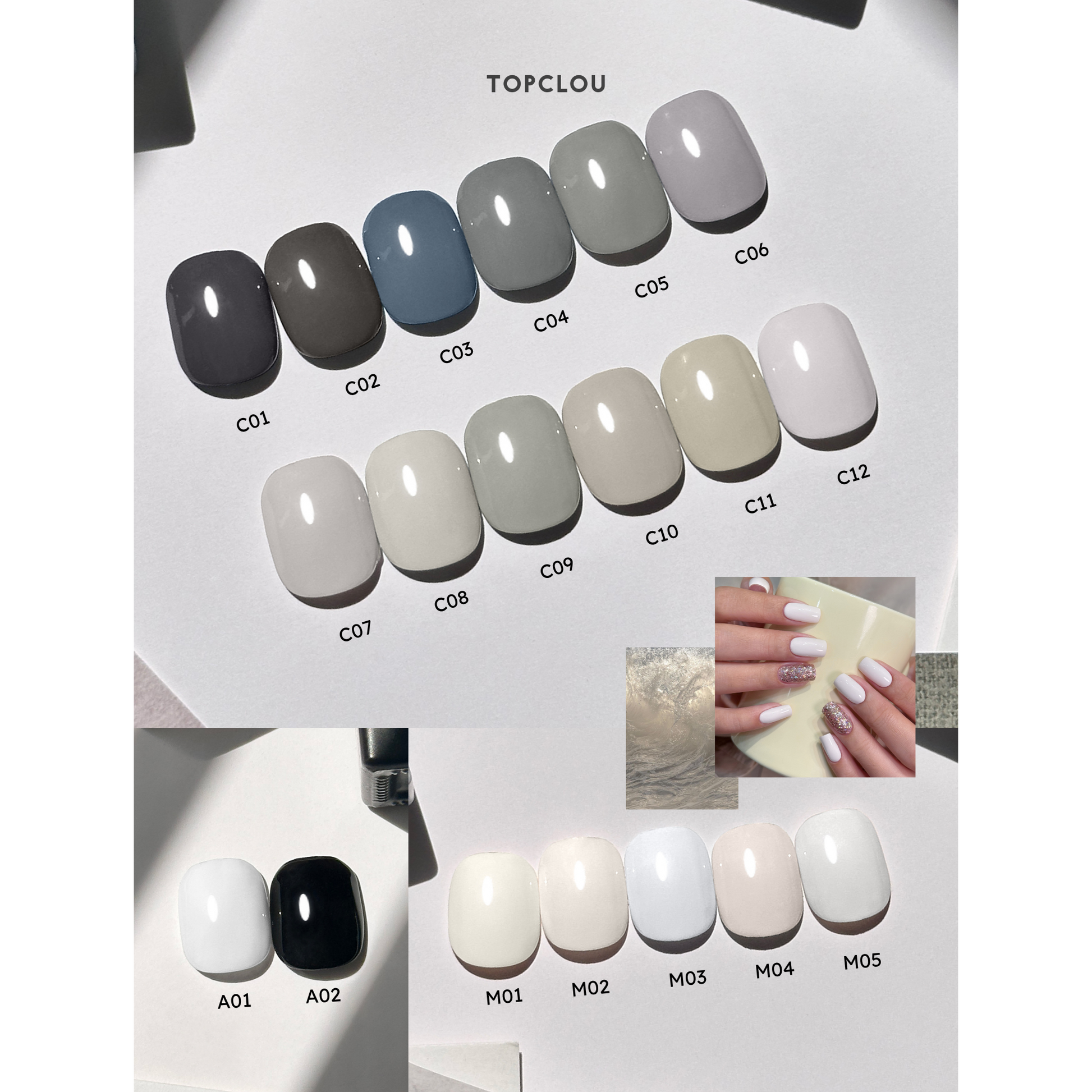 Topclou Nailhaus TOPCLOU 139 Colors Full collection