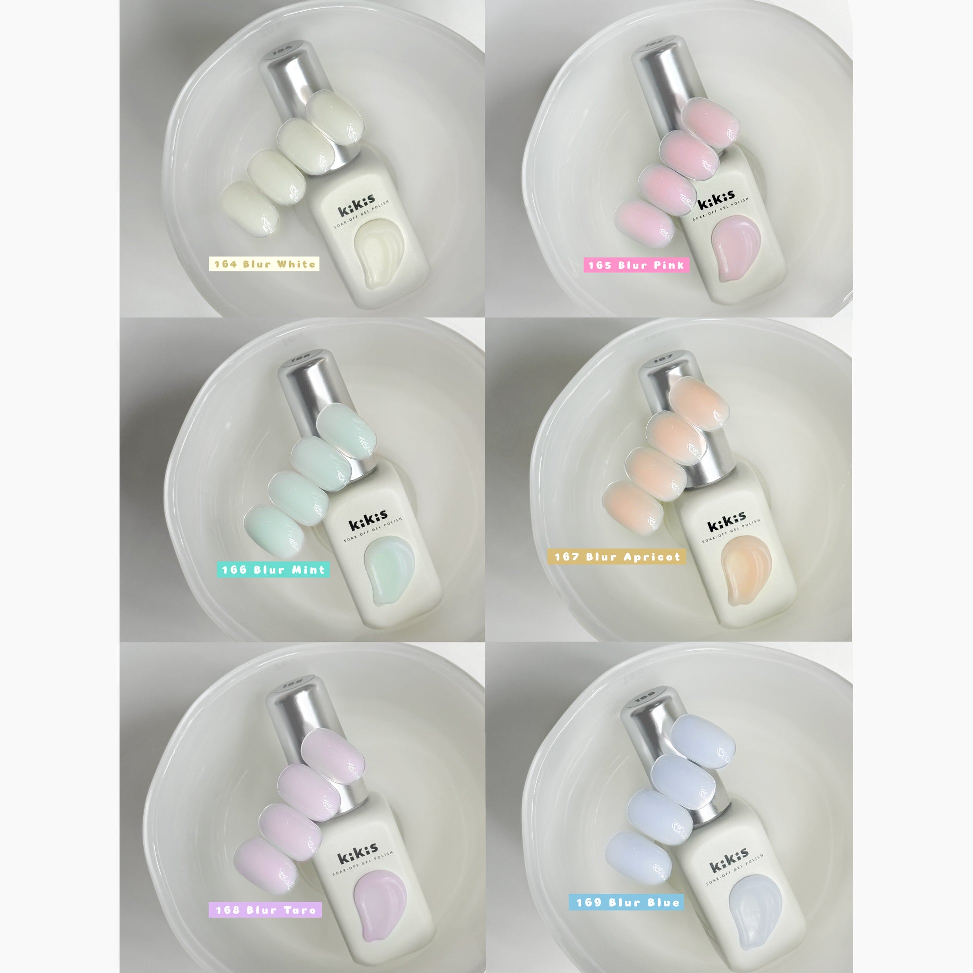 Topclou Nailhaus KIKIS Blur Builder Gel Collection (6)
