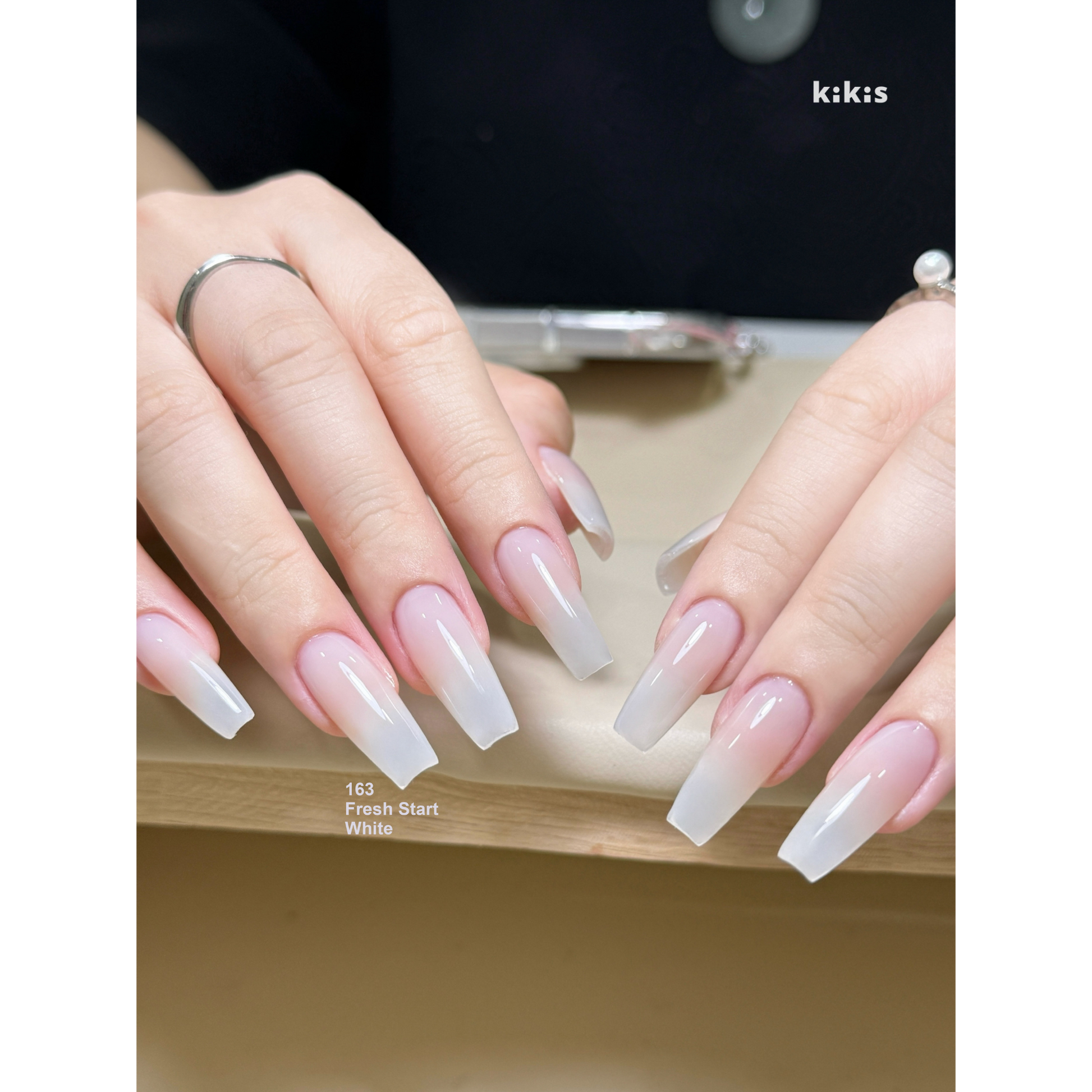 Topclou Nailhaus KIKIS 163 Fresh Start White
