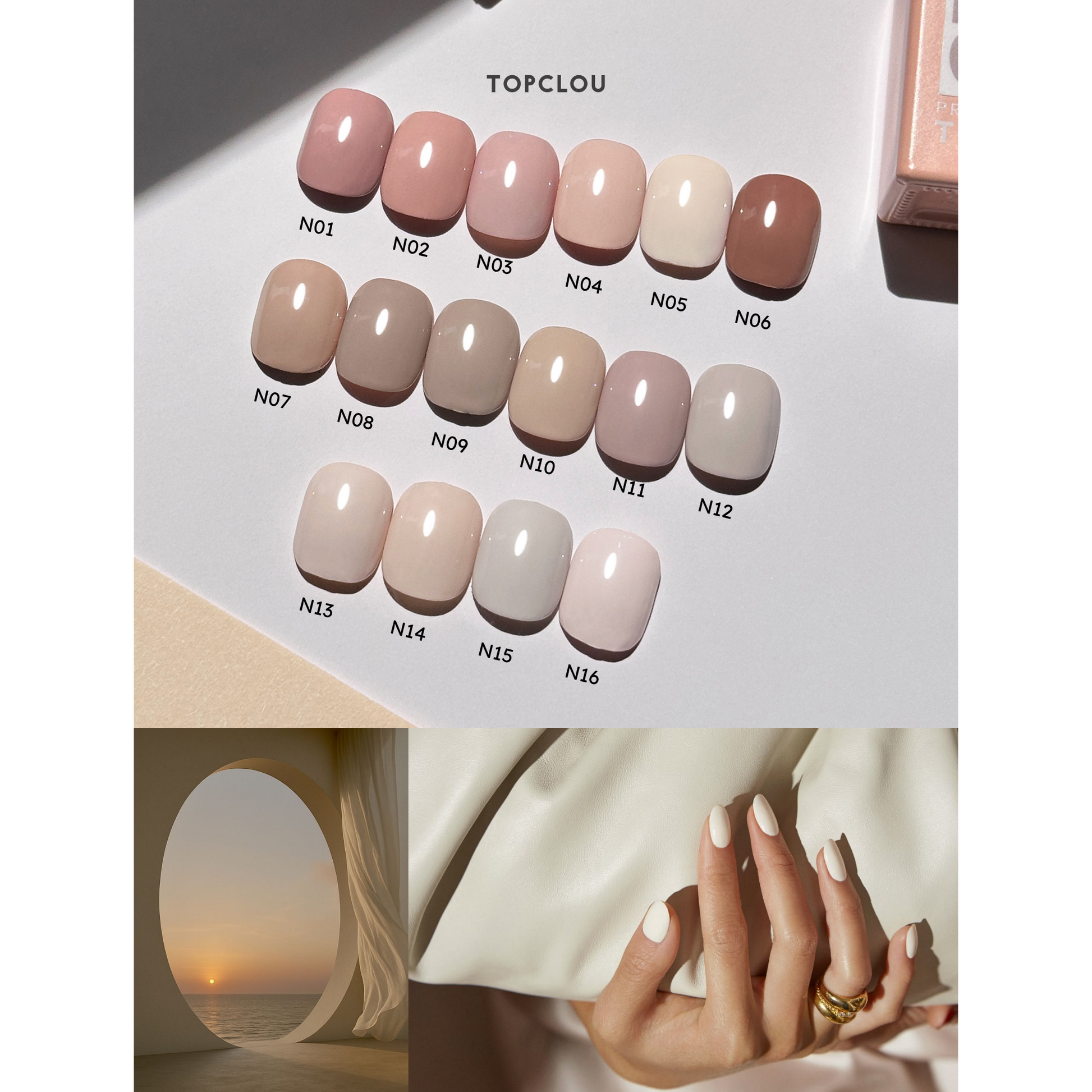 Topclou Nailhaus TOPCLOU 139 Colors Full collection