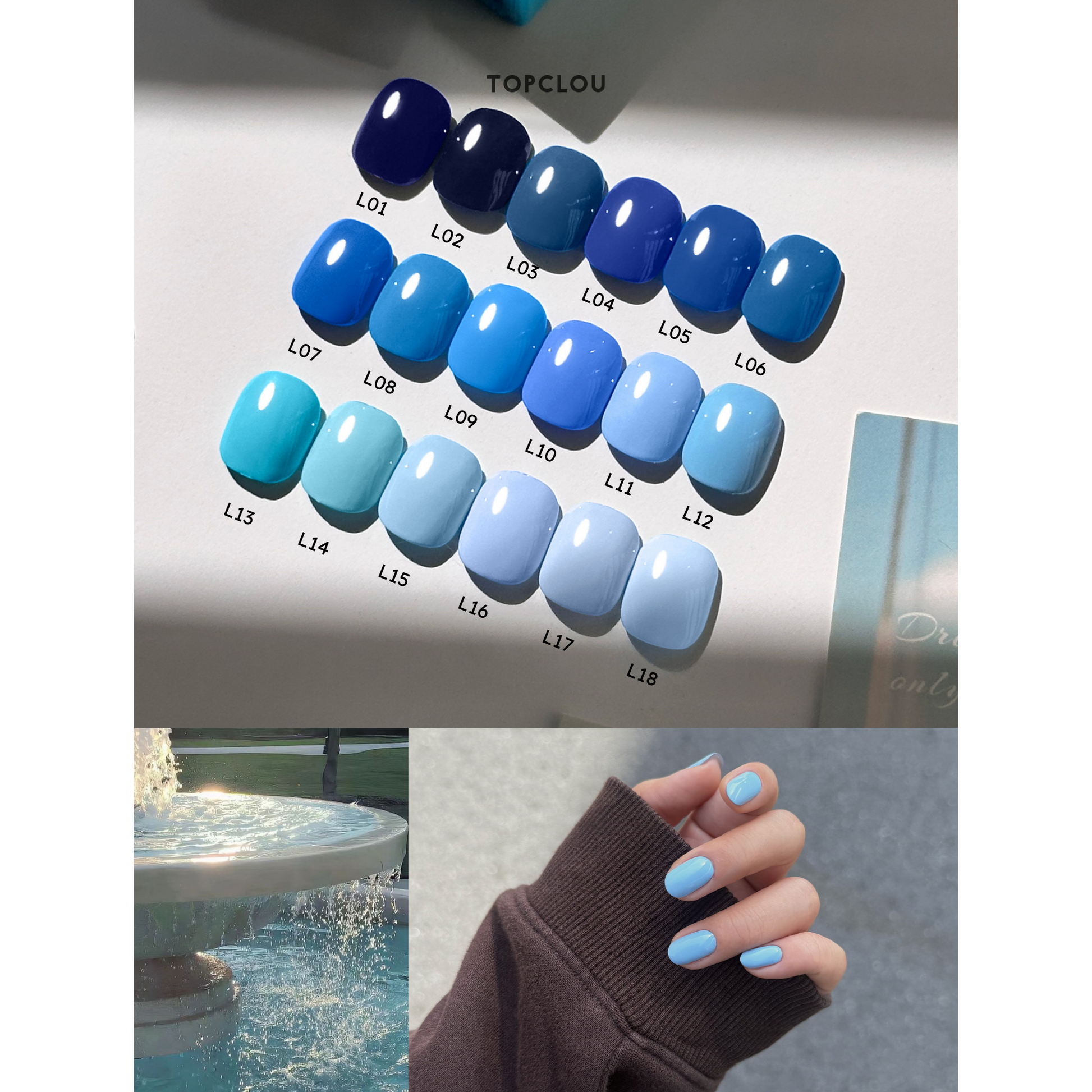 Topclou Nailhaus TOPCLOU 70 Colors Pastel Dopamine Collection