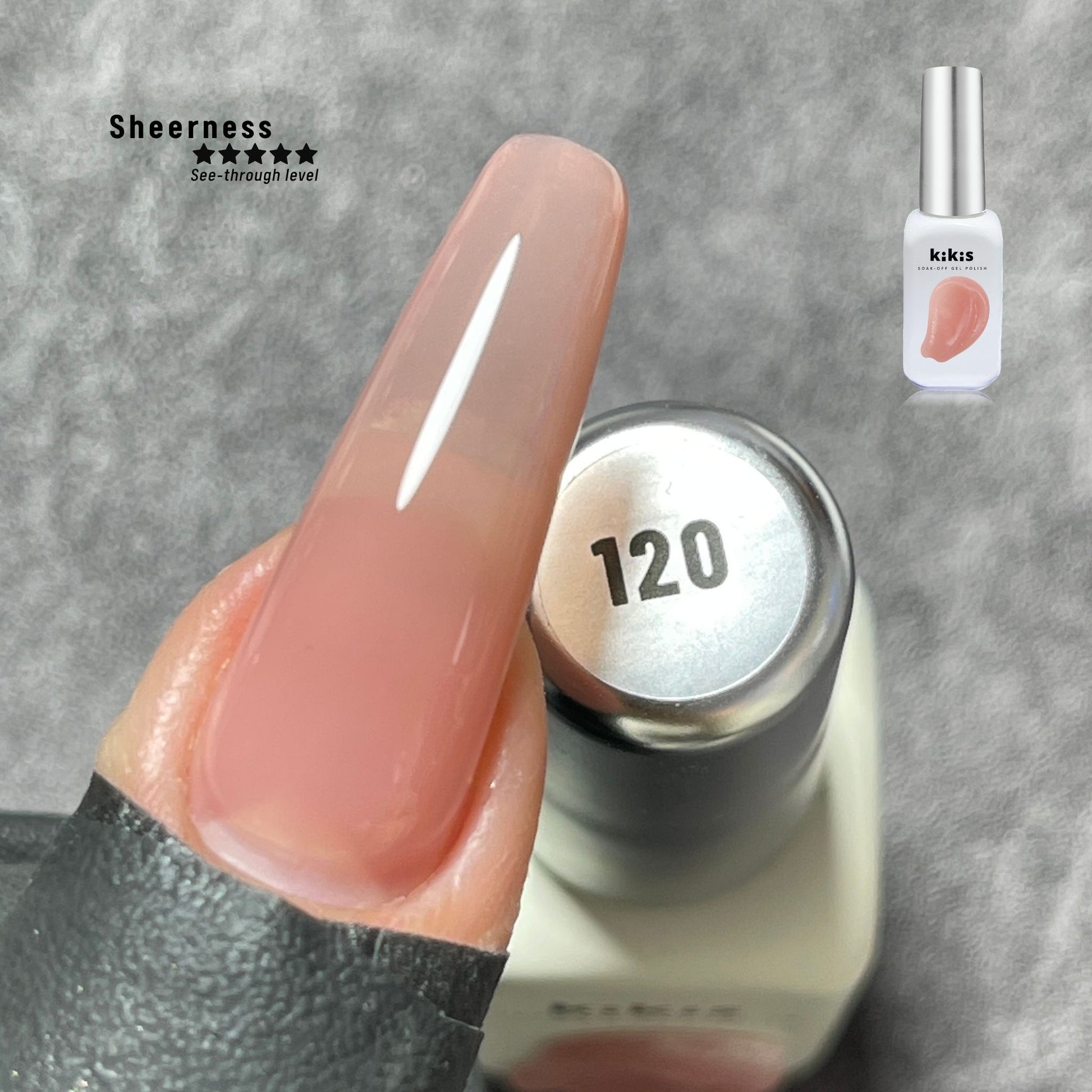 Topclou Nailhaus KIKIS 120 Semi Transparent