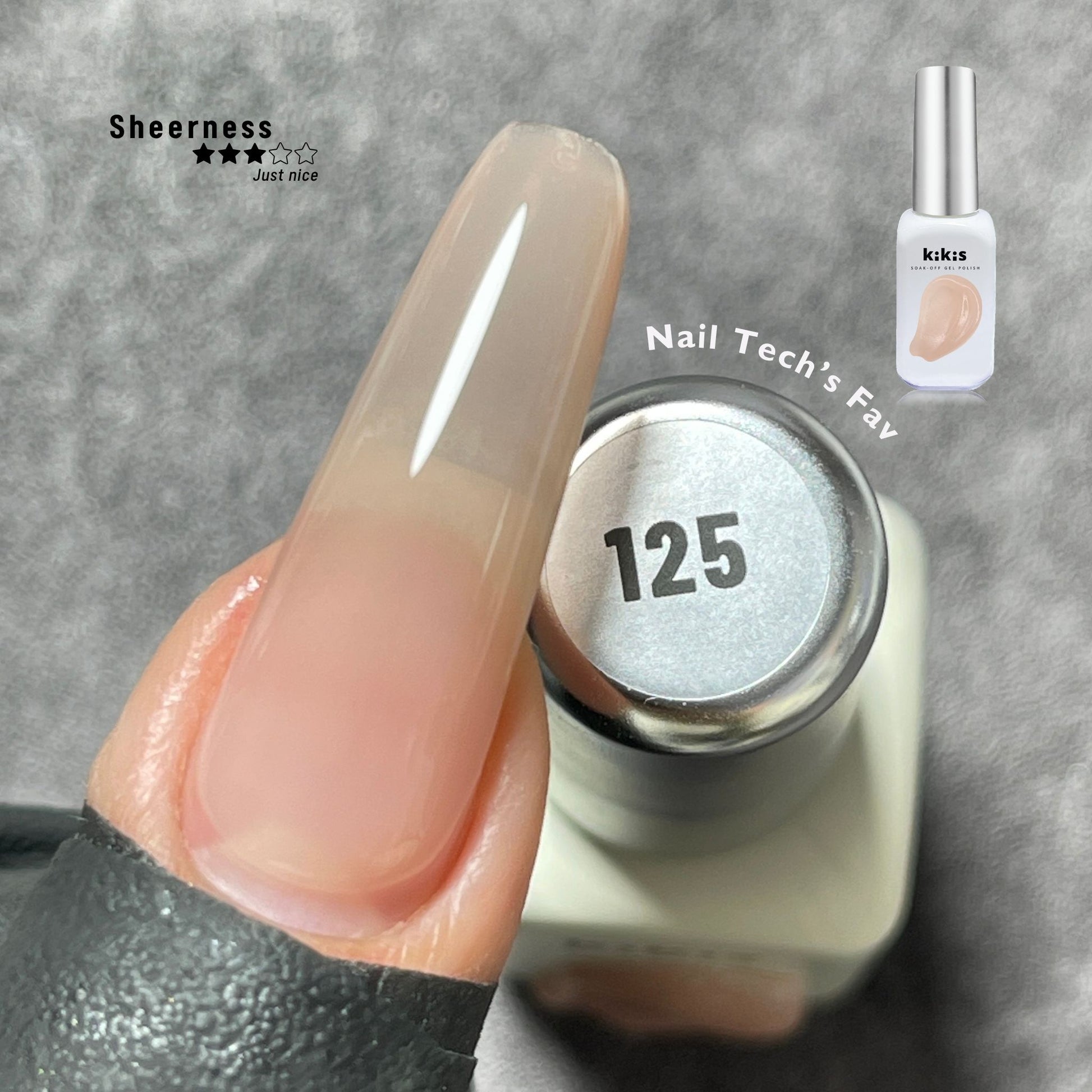 Topclou Nailhaus KIKIS 125 Semi Transparent