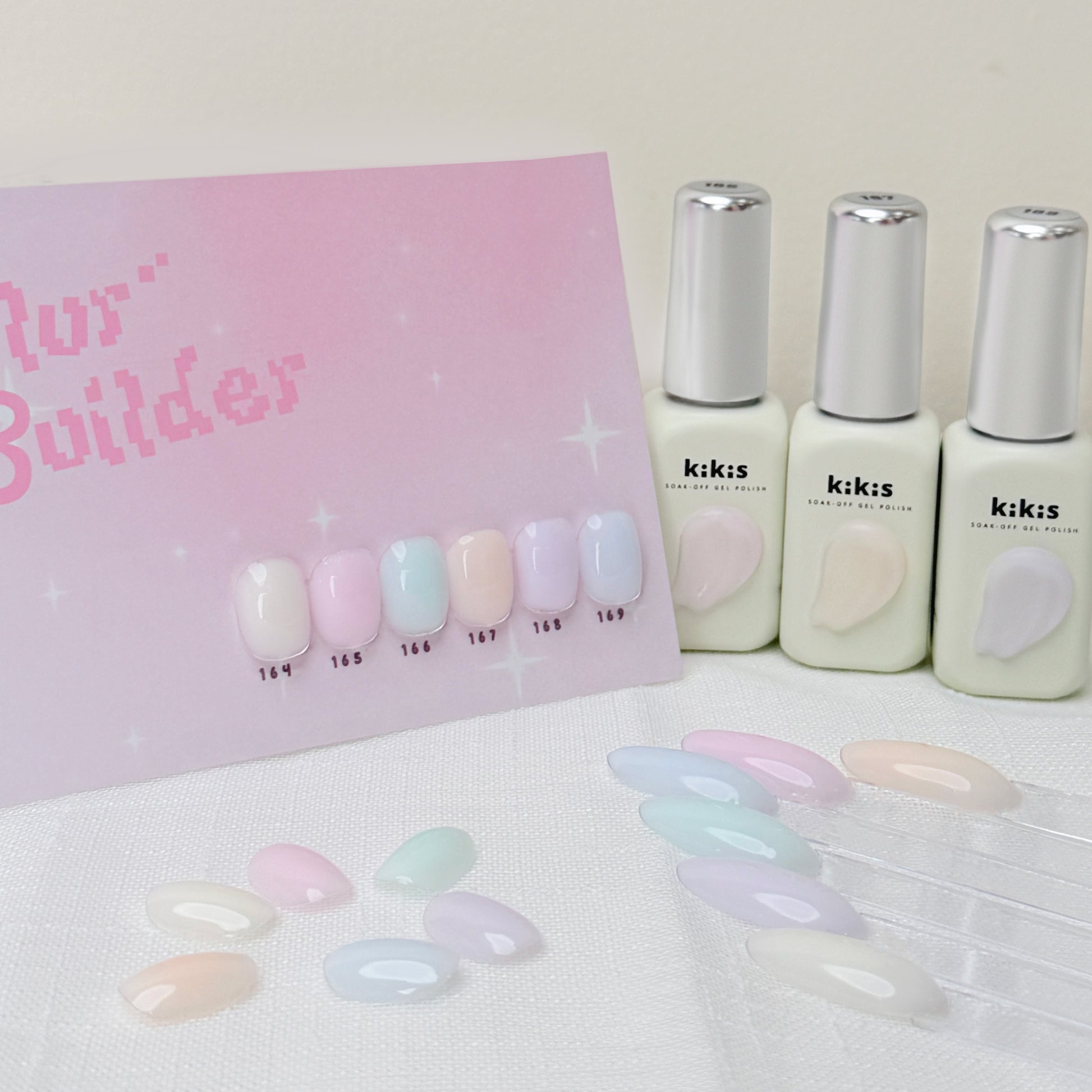 Topclou Nailhaus KIKIS Blur Builder Gel Collection (6) Full collection