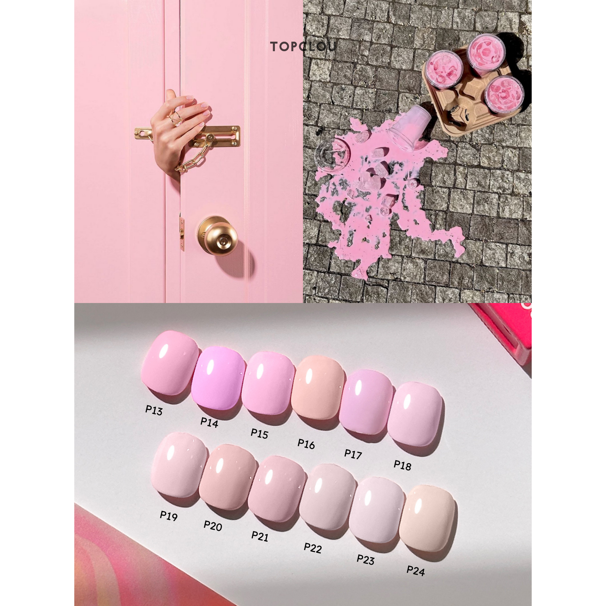 Topclou Nailhaus TOPCLOU 70 Colors Pastel Dopamine Collection