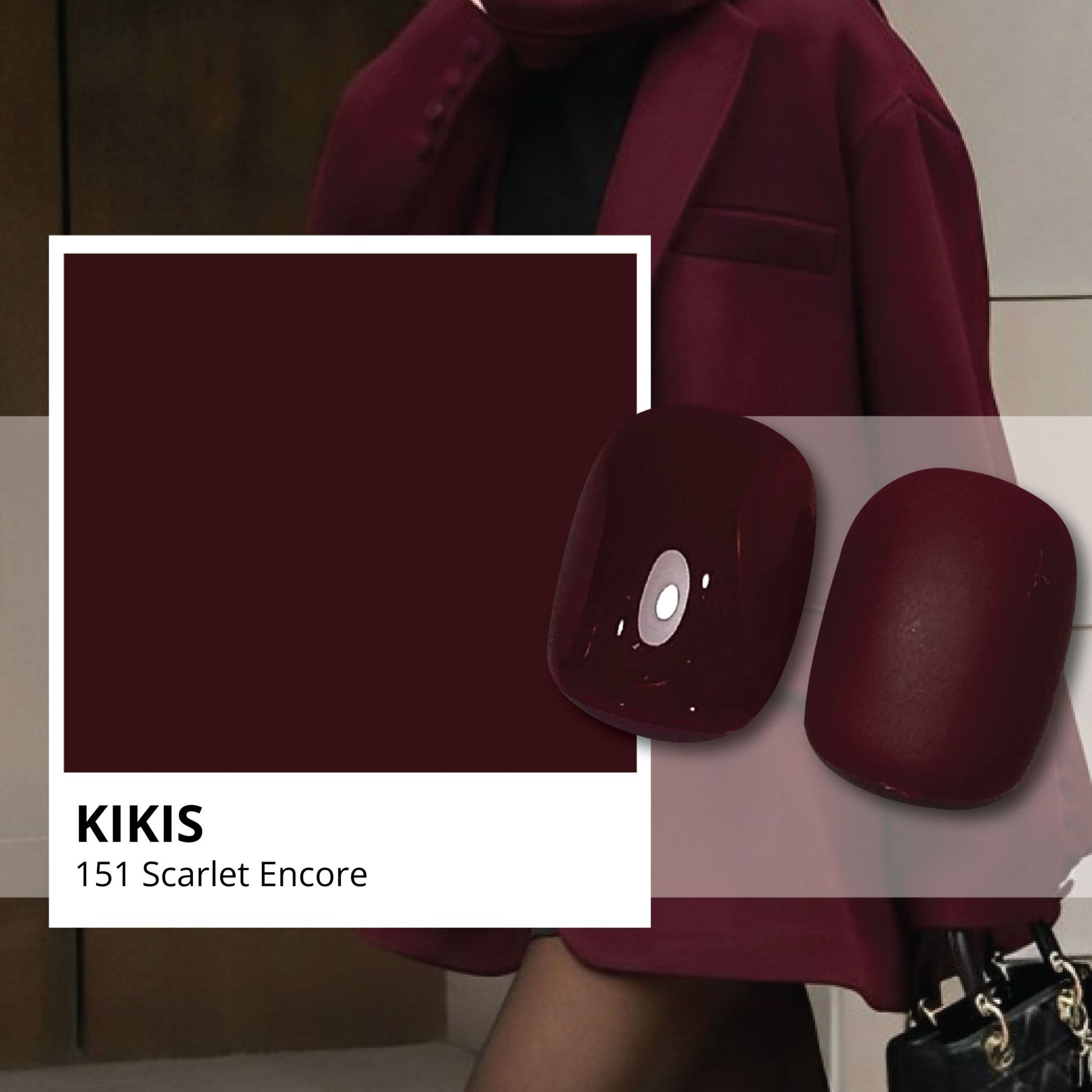 Topclou Nailhaus KIKIS 151 Scarlet Encore