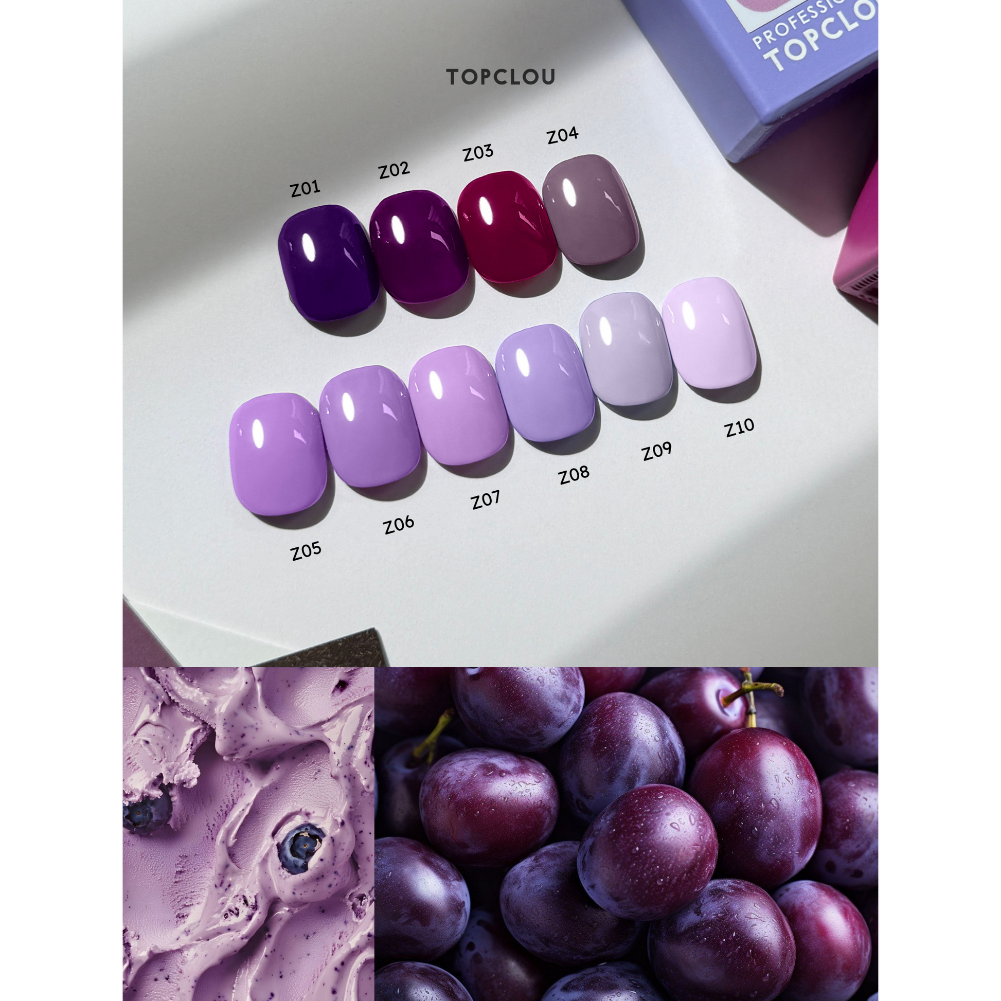 Topclou Nailhaus TOPCLOU 70 Colors Pastel Dopamine Collection