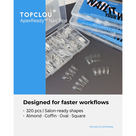 Topclou Nailhaus TOPCLOU ApexReady™ Nail Tips