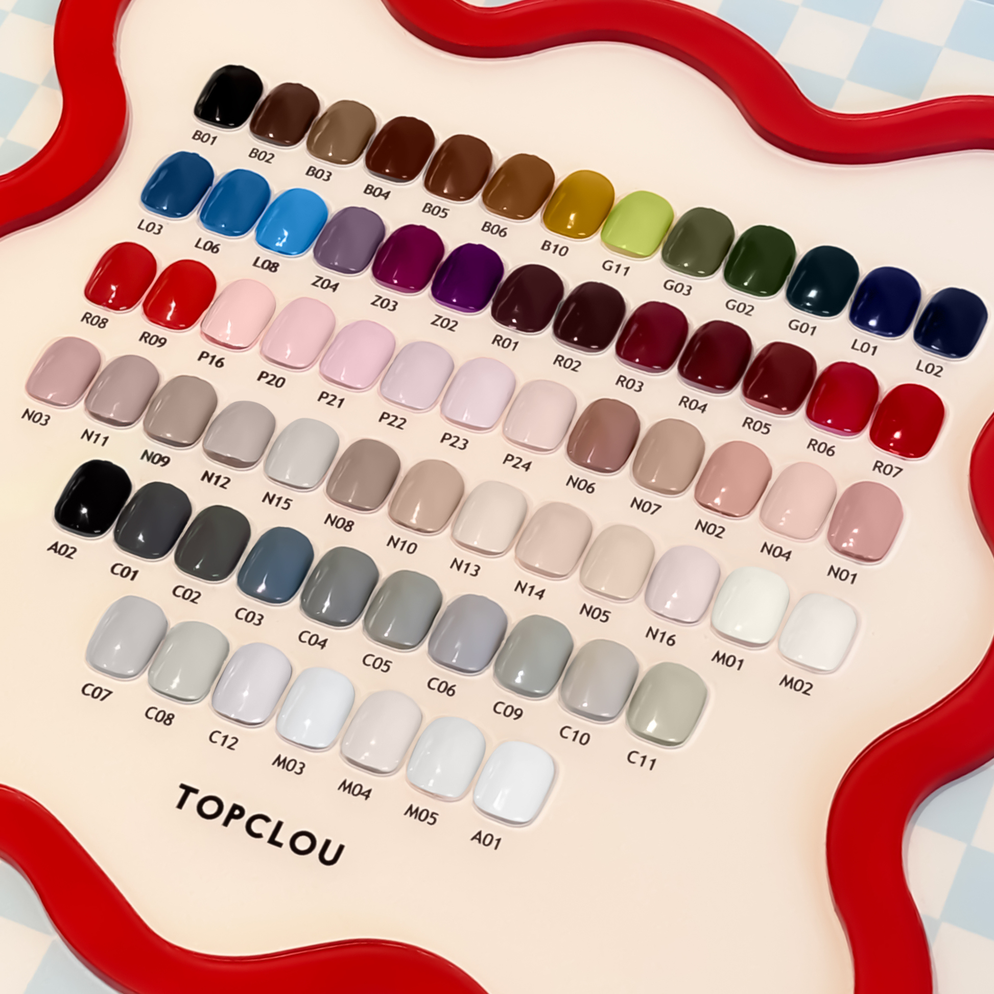 Topclou Nailhaus TOPCLOU 69 Colors Essential Classics collection