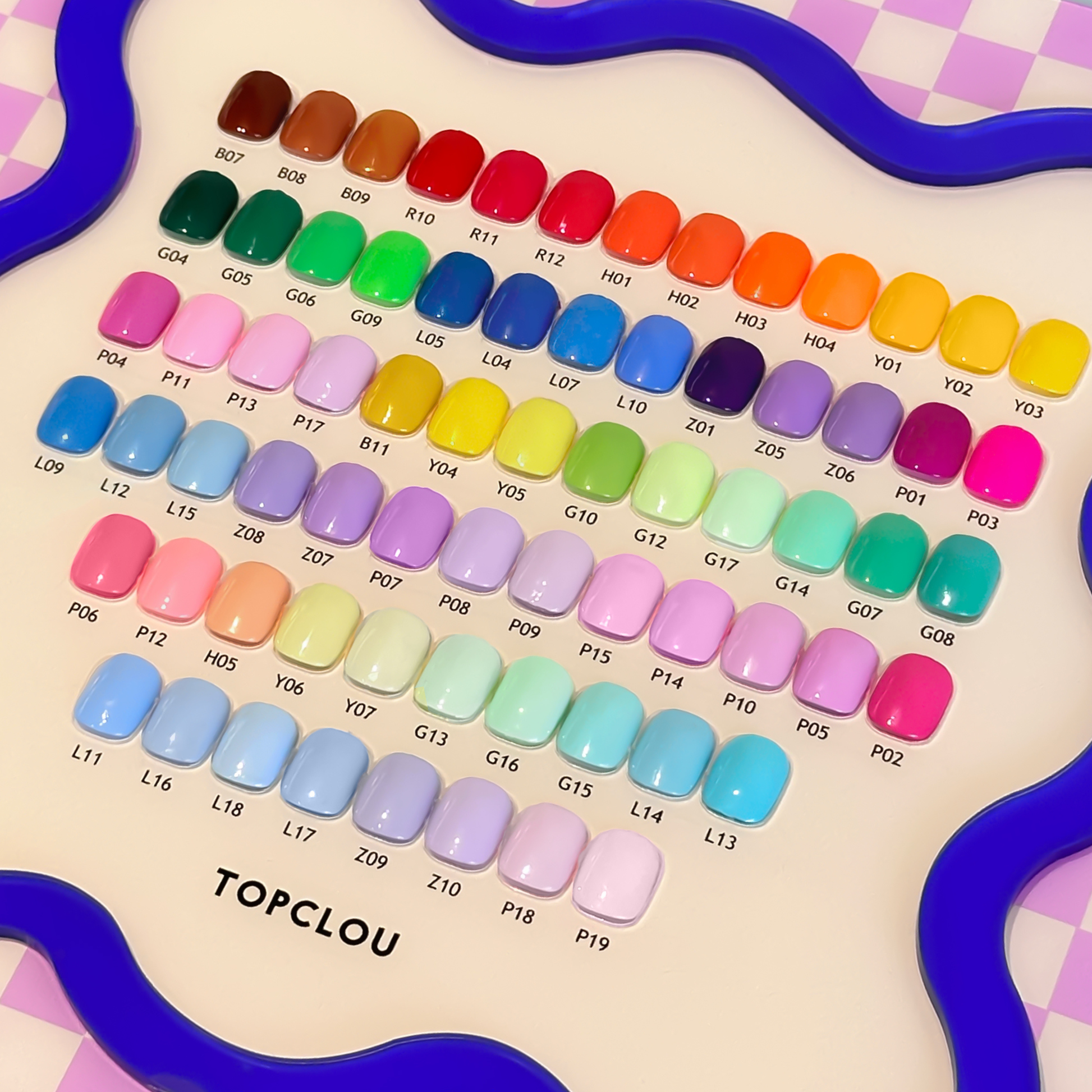 Topclou Nailhaus TOPCLOU 70 Colors Pastel Dopamine Collection