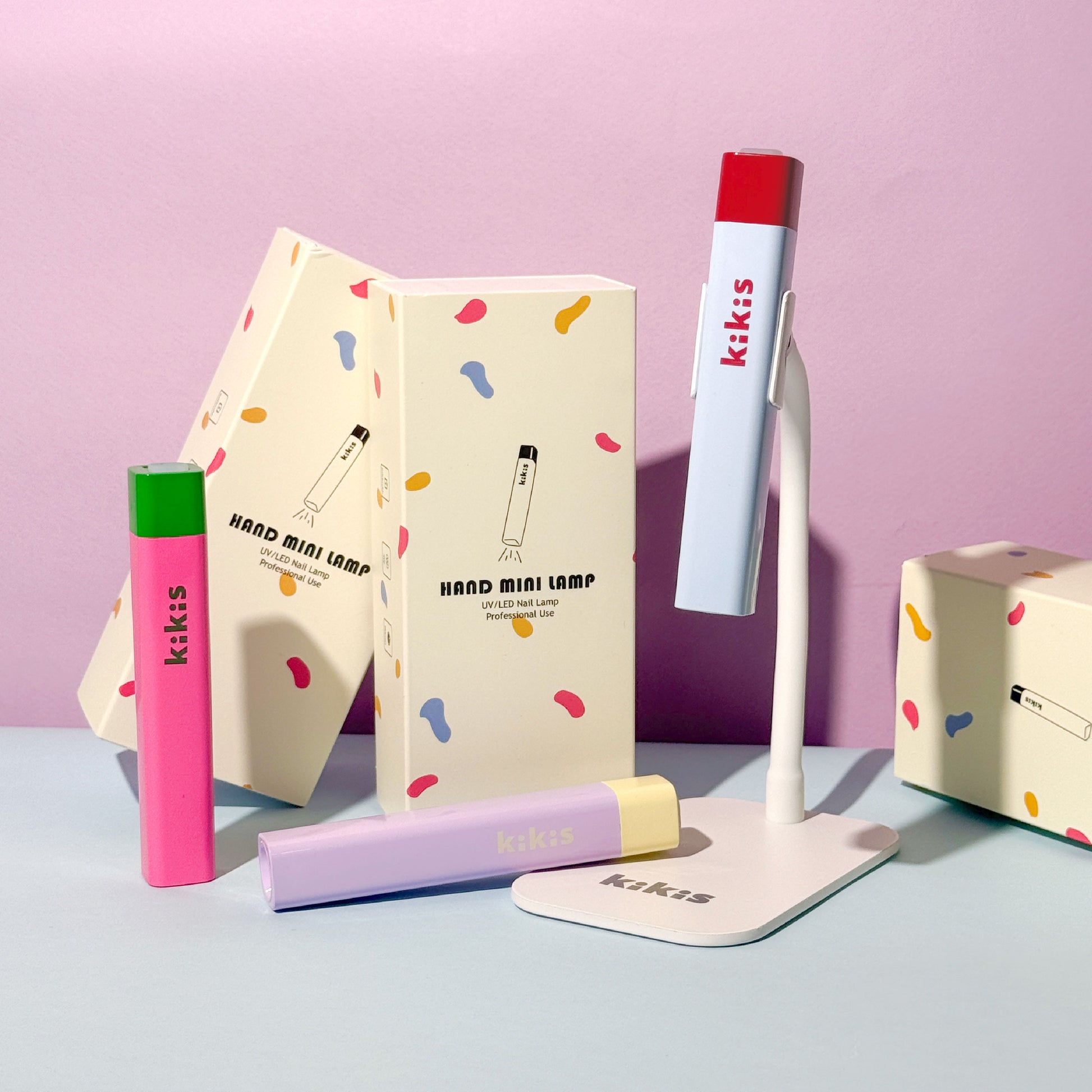 Topclou Nailhaus Bundle deal: Any 3 KIKIS Hand Mini Lamps FREE 3 Holders