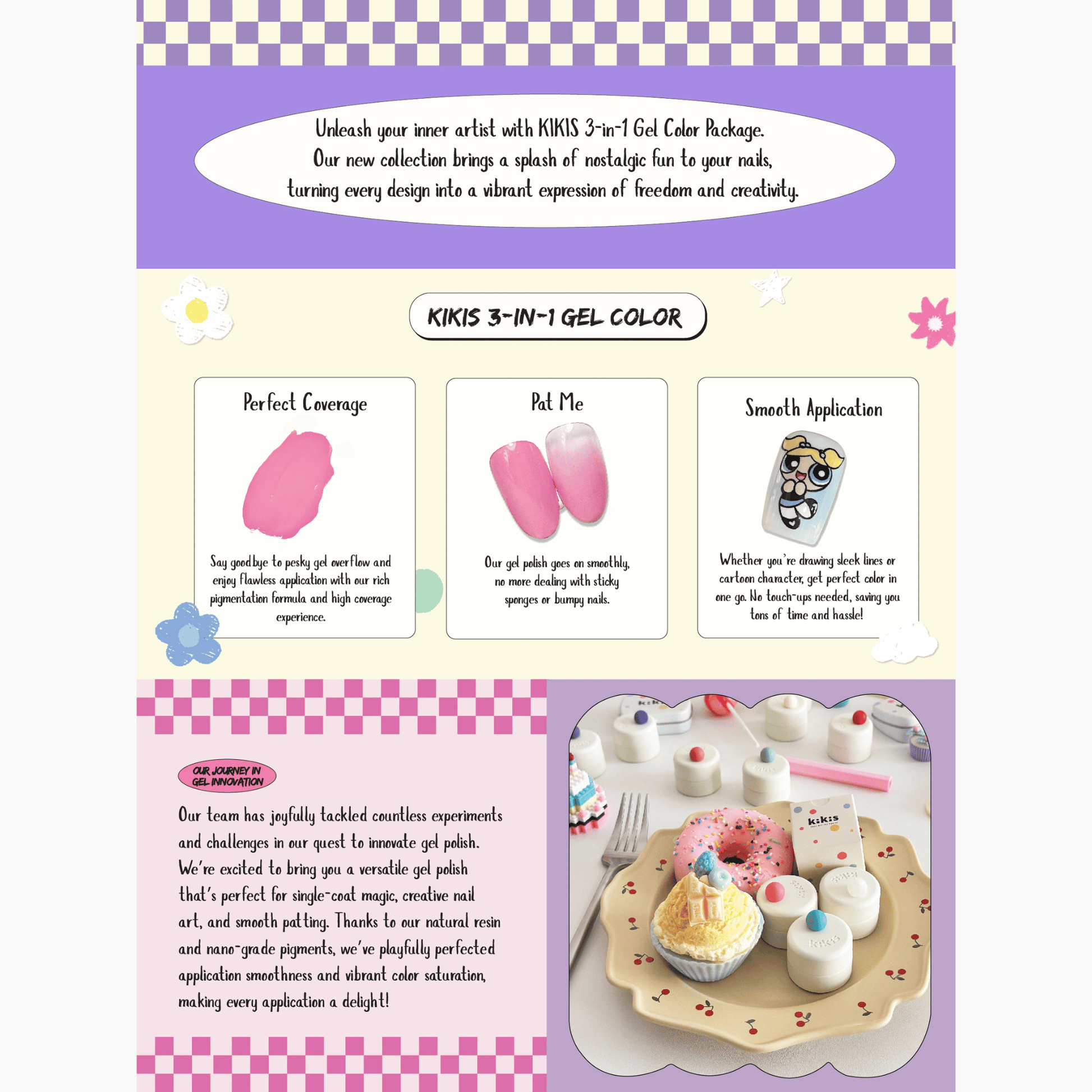 Topclou Nailhaus KIKIS 3-in-1 Solid Gels Package