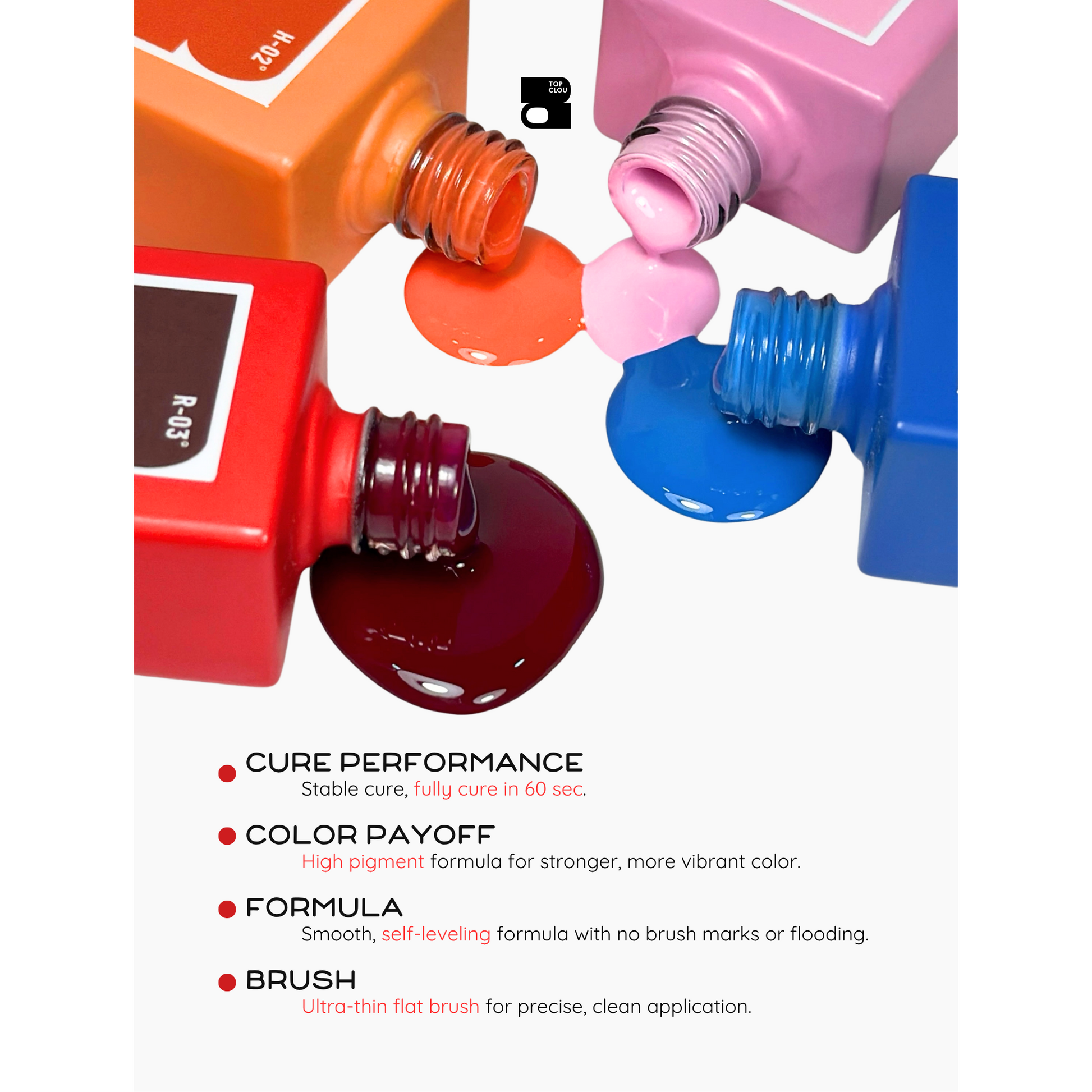 Topclou Nailhaus TOPCLOU 69 Colors Essential Classics collection