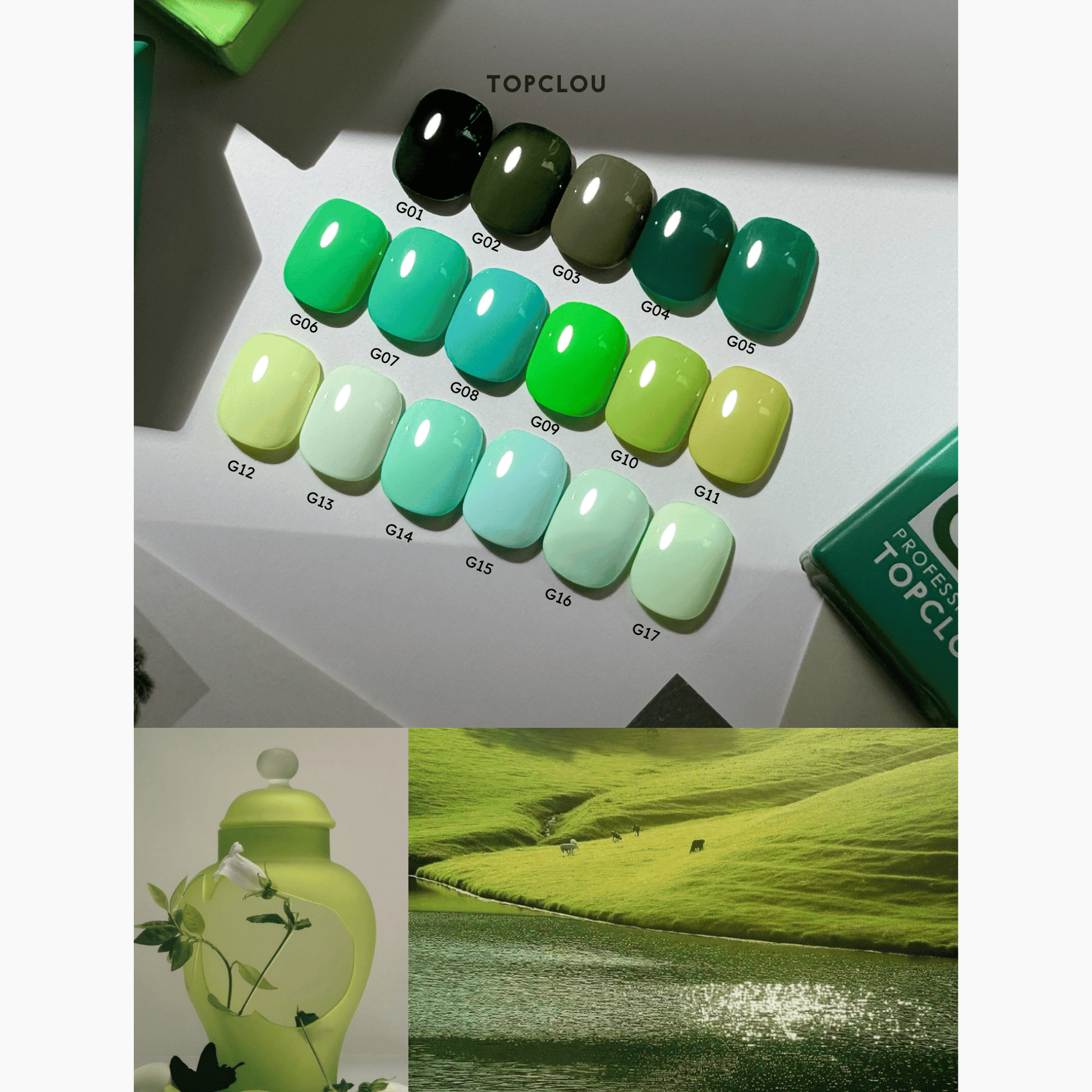 Topclou Nailhaus TOPCLOU 70 Colors Pastel Dopamine Collection