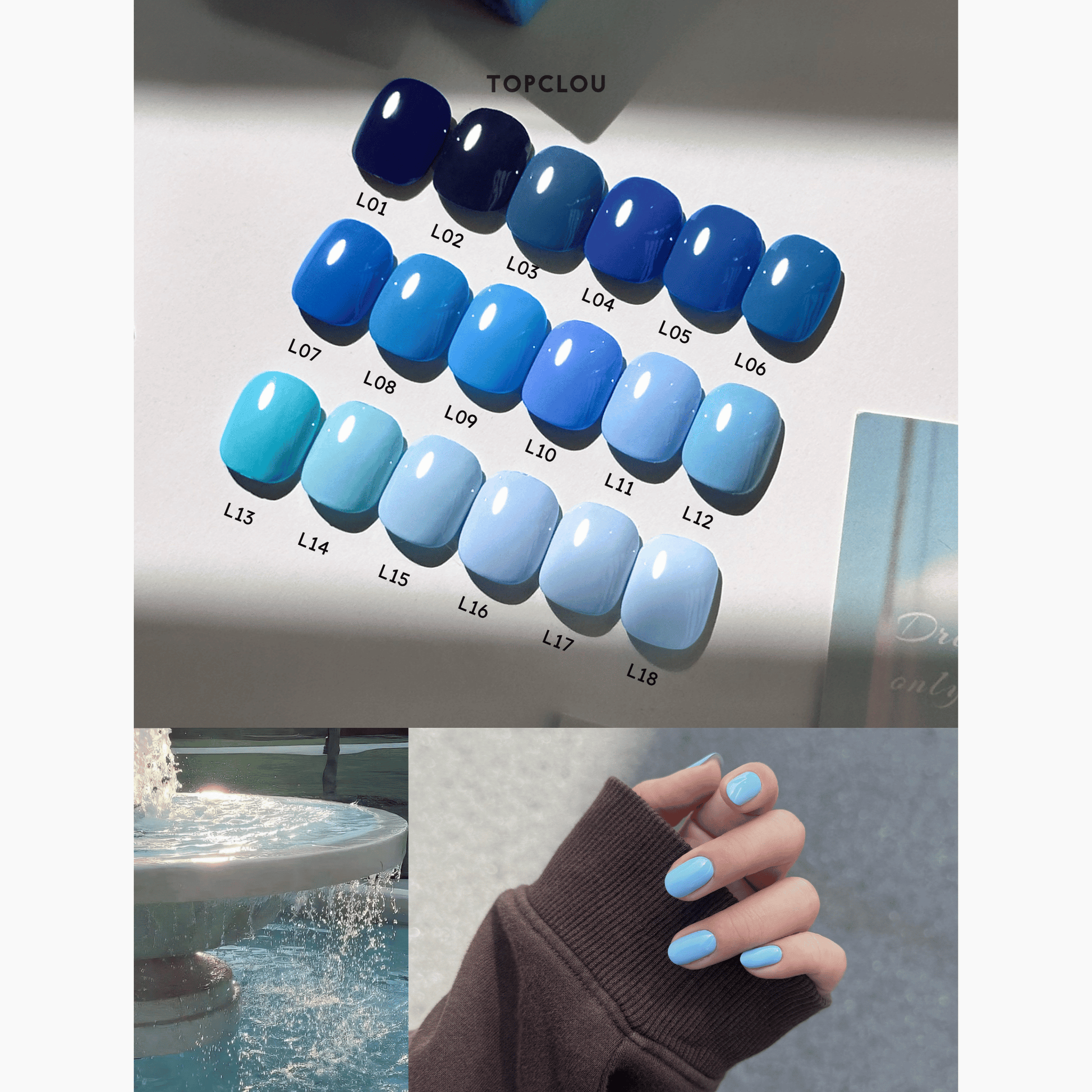 Topclou Nailhaus TOPCLOU 70 Colors Pastel Dopamine Collection