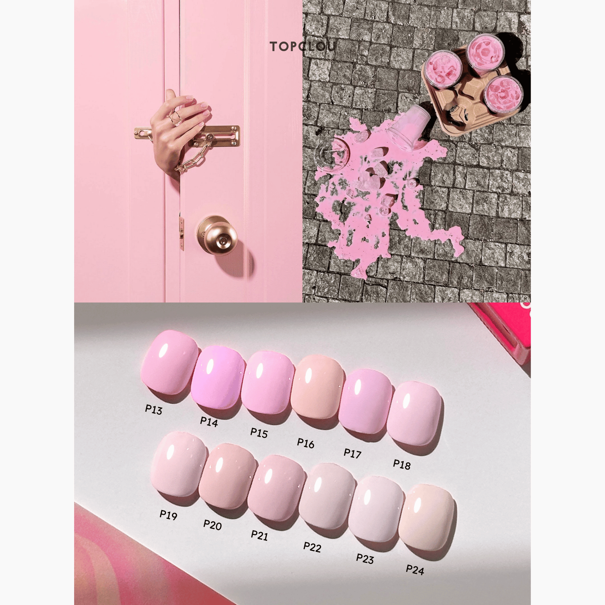 Topclou Nailhaus TOPCLOU 70 Colors Pastel Dopamine Collection
