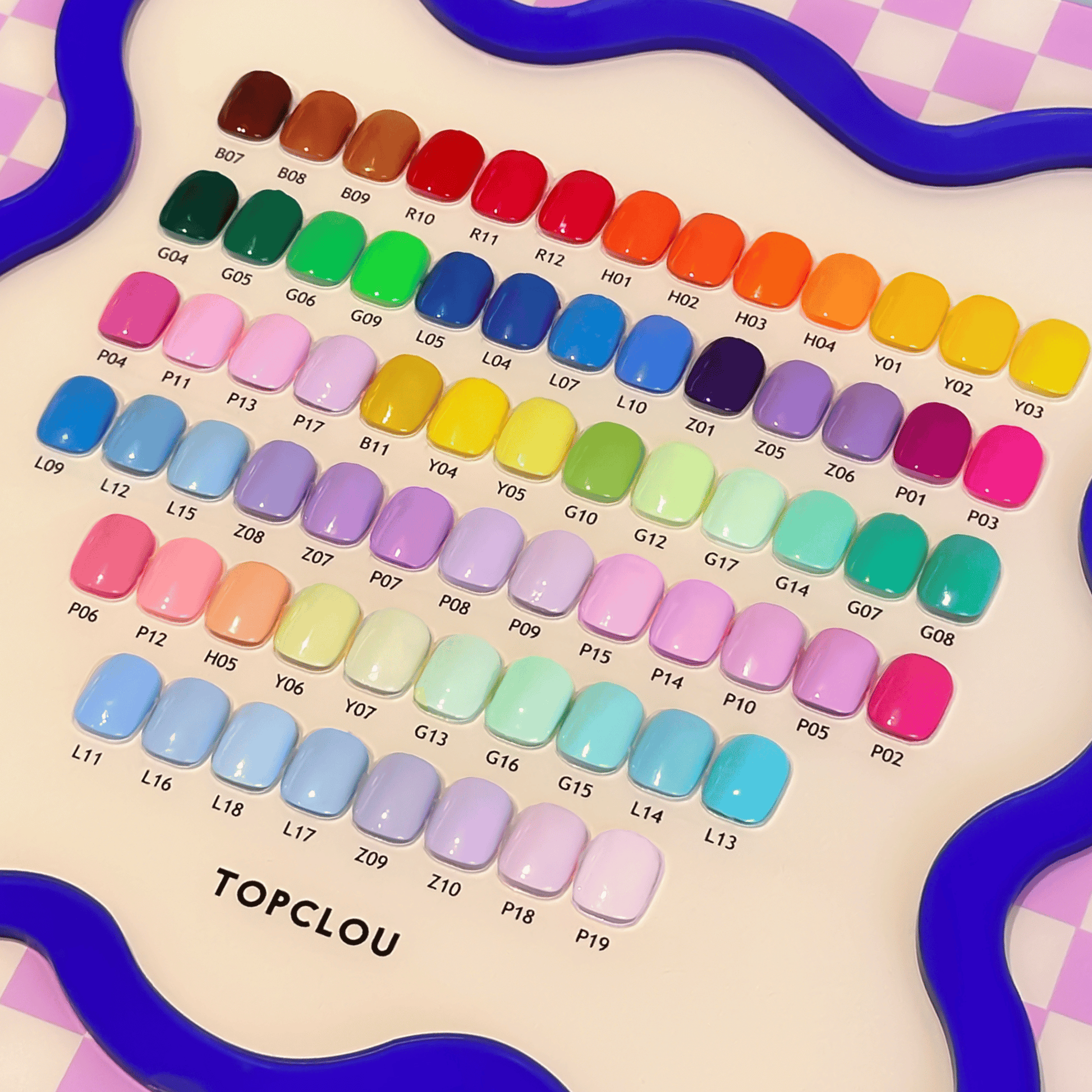 Topclou Nailhaus TOPCLOU 70 Colors Pastel Dopamine Collection