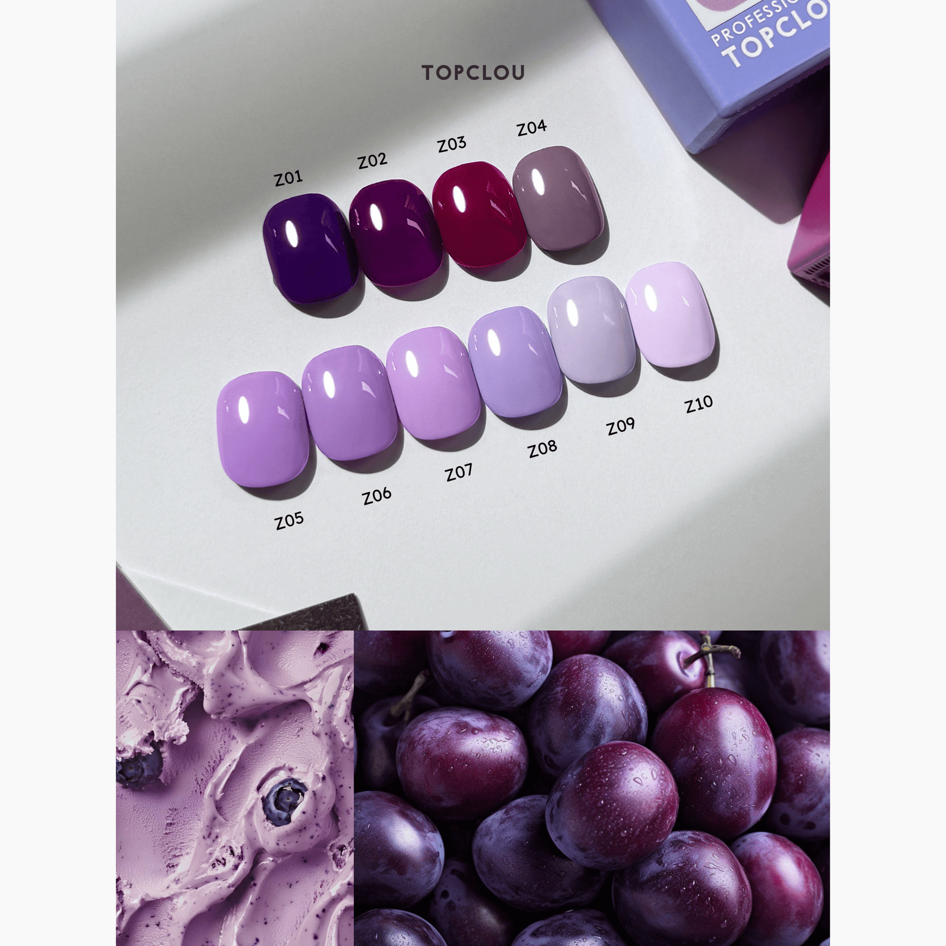 Topclou Nailhaus TOPCLOU 70 Colors Pastel Dopamine Collection