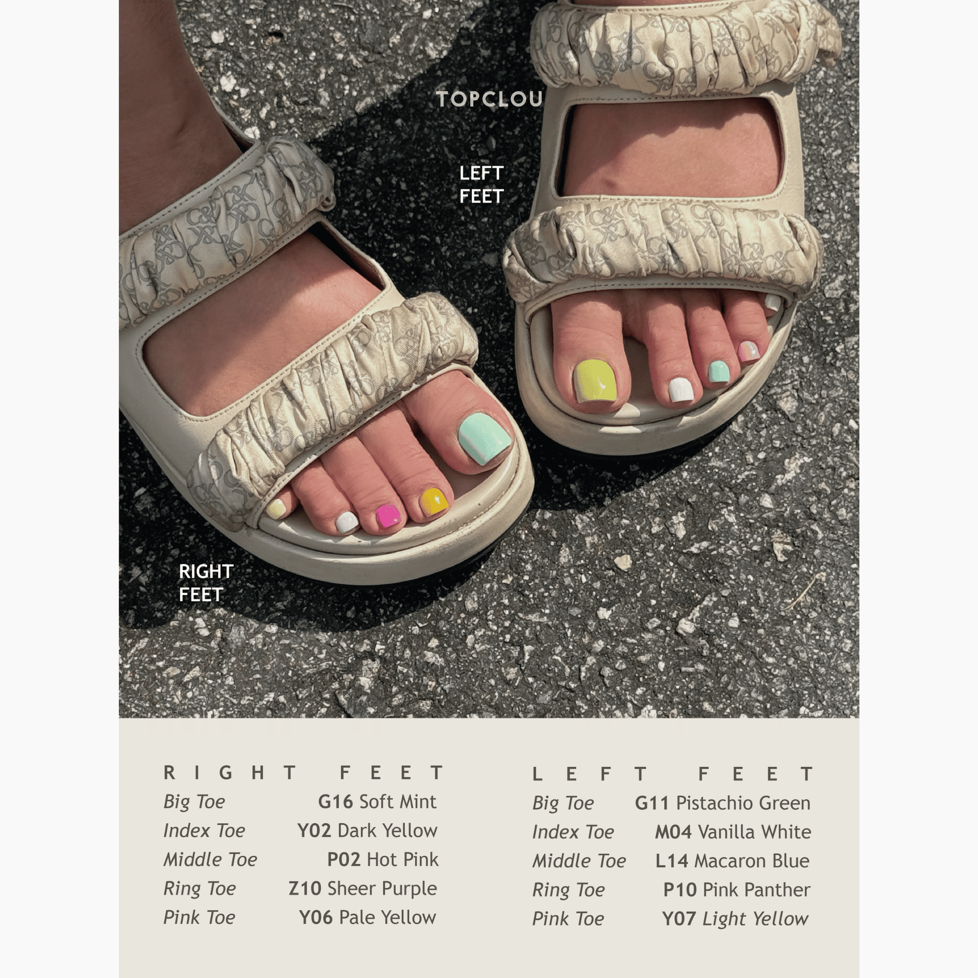 Topclou Nailhaus TOPCLOU 70 Colors Pastel Dopamine Collection