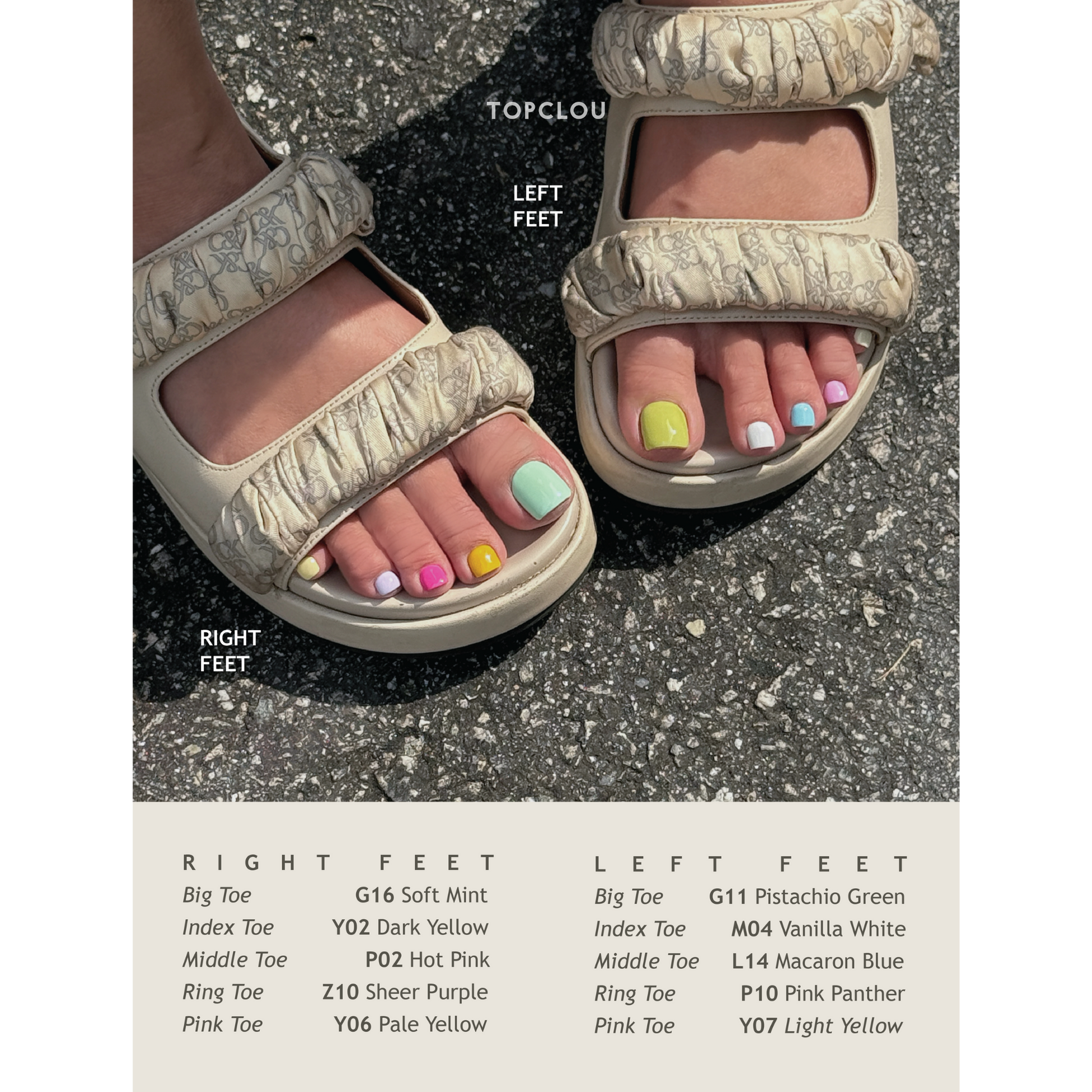 Topclou Nailhaus TOPCLOU 70 Colors Pastel Dopamine Collection