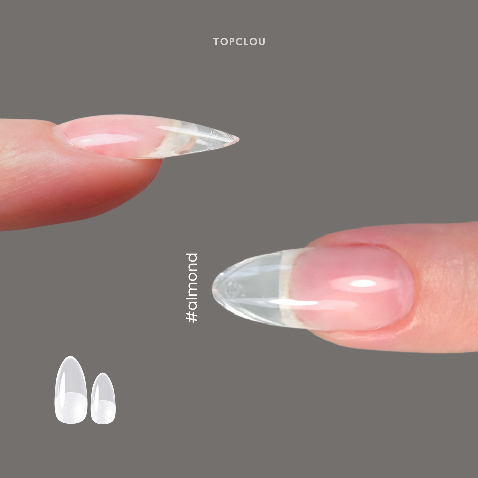 Topclou Nailhaus TOPCLOU ApexReady™ Nail Tips Almond