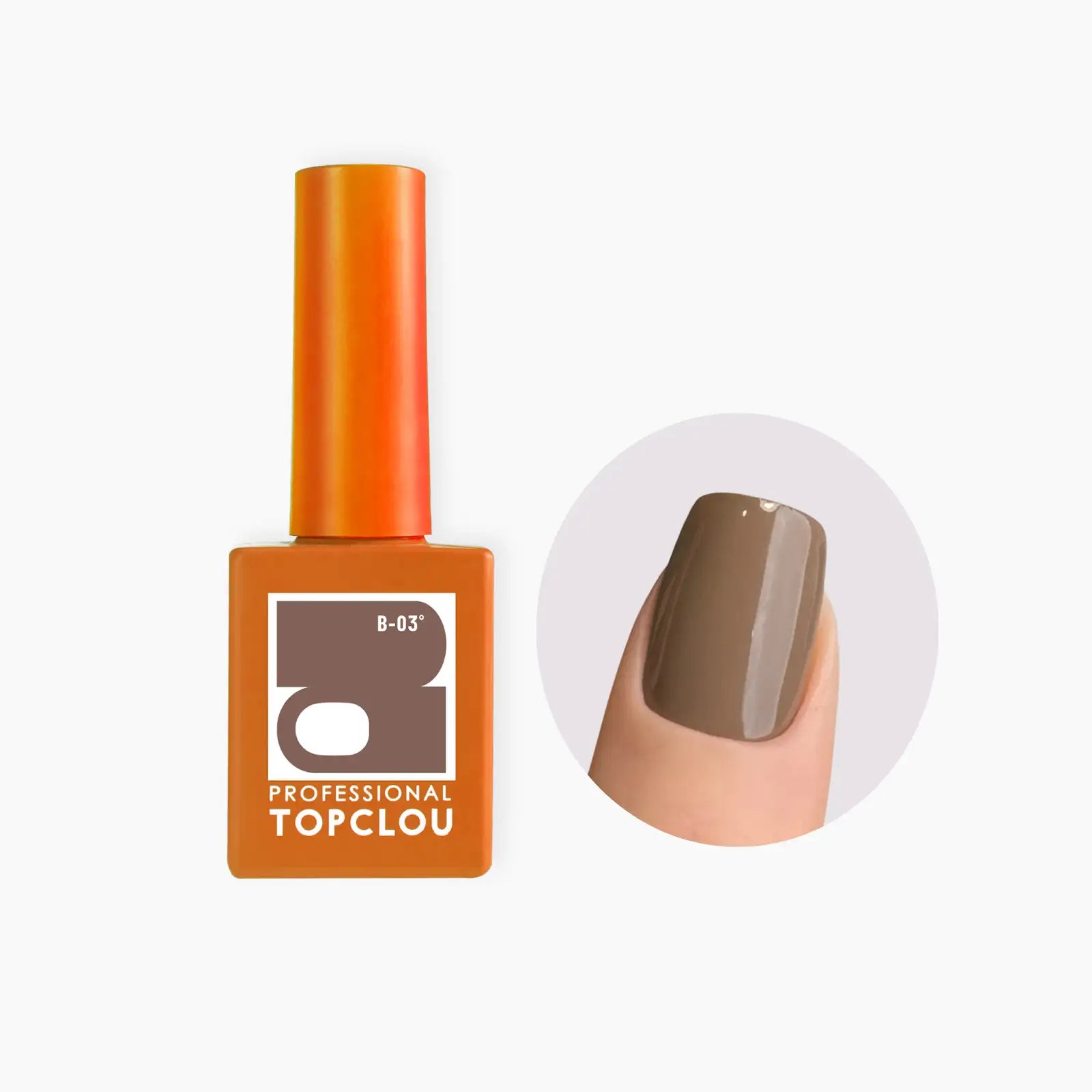 Topclou Nailhaus TOPCLOU B03 Milky Brown
