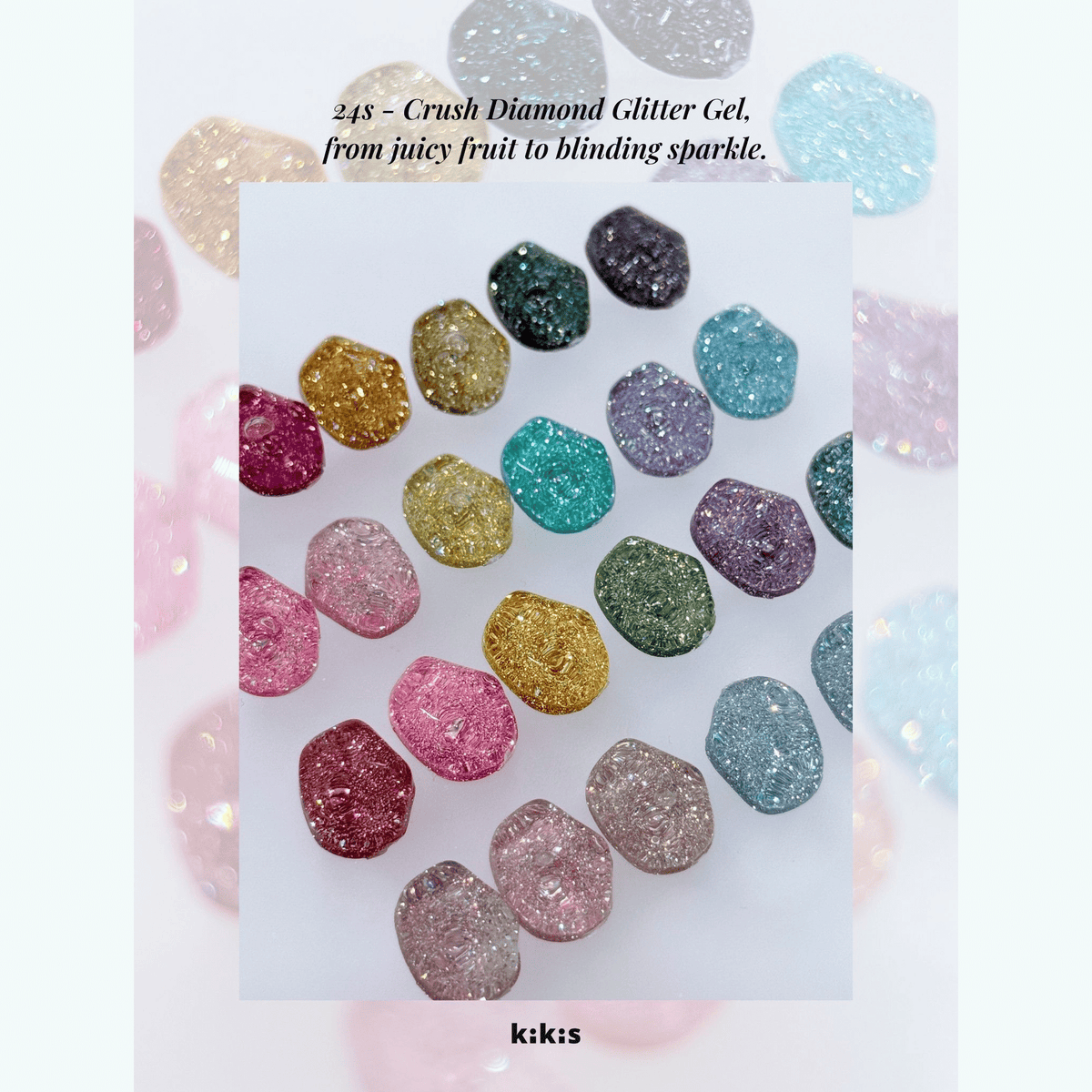 Topclou Nailhaus KIKIS Berry Bling Glitter Collection