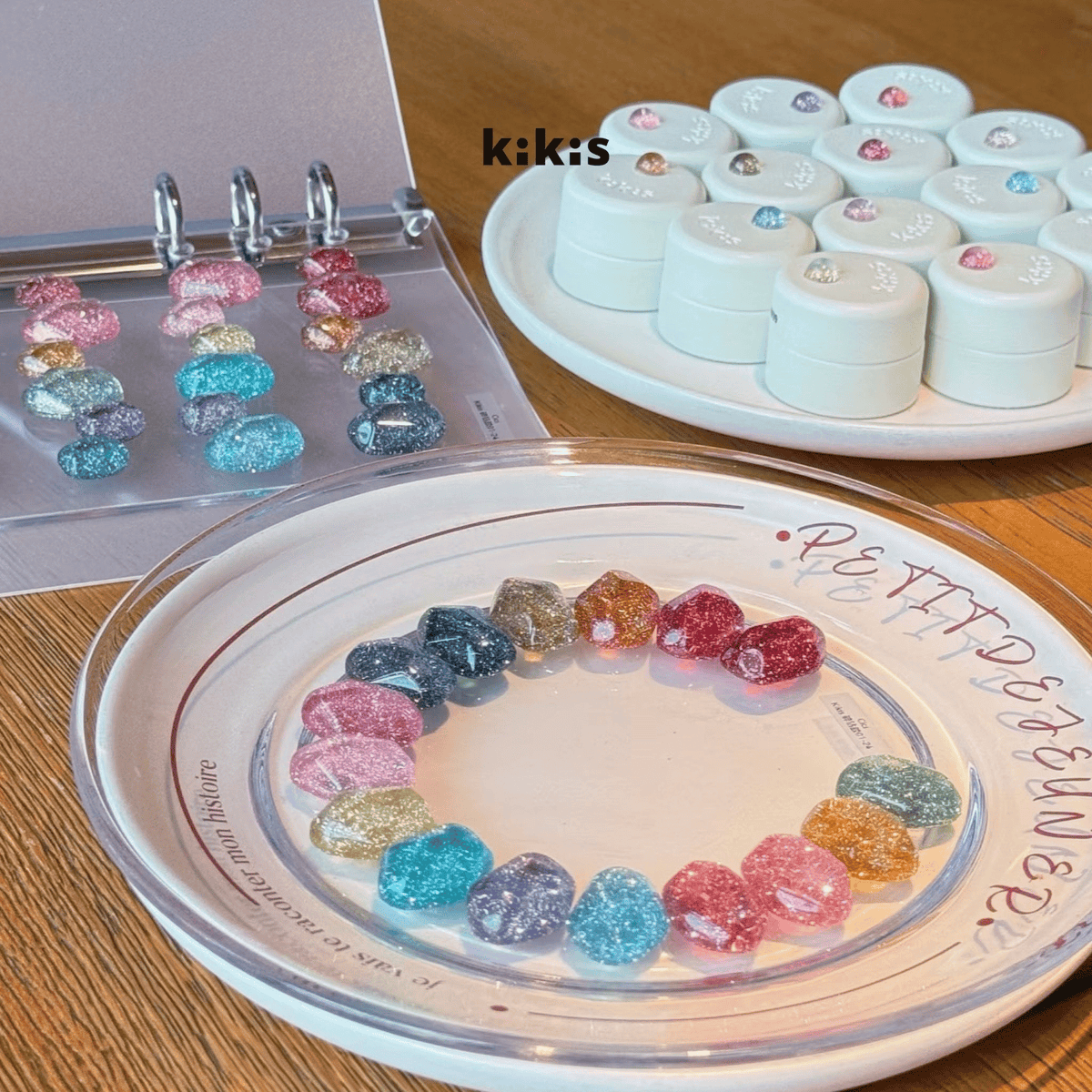 Topclou Nailhaus KIKIS Berry Bling Glitter Collection