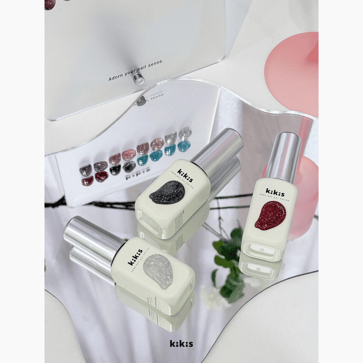 Topclou Nailhaus KIKIS Berry Bling Glitter Collection