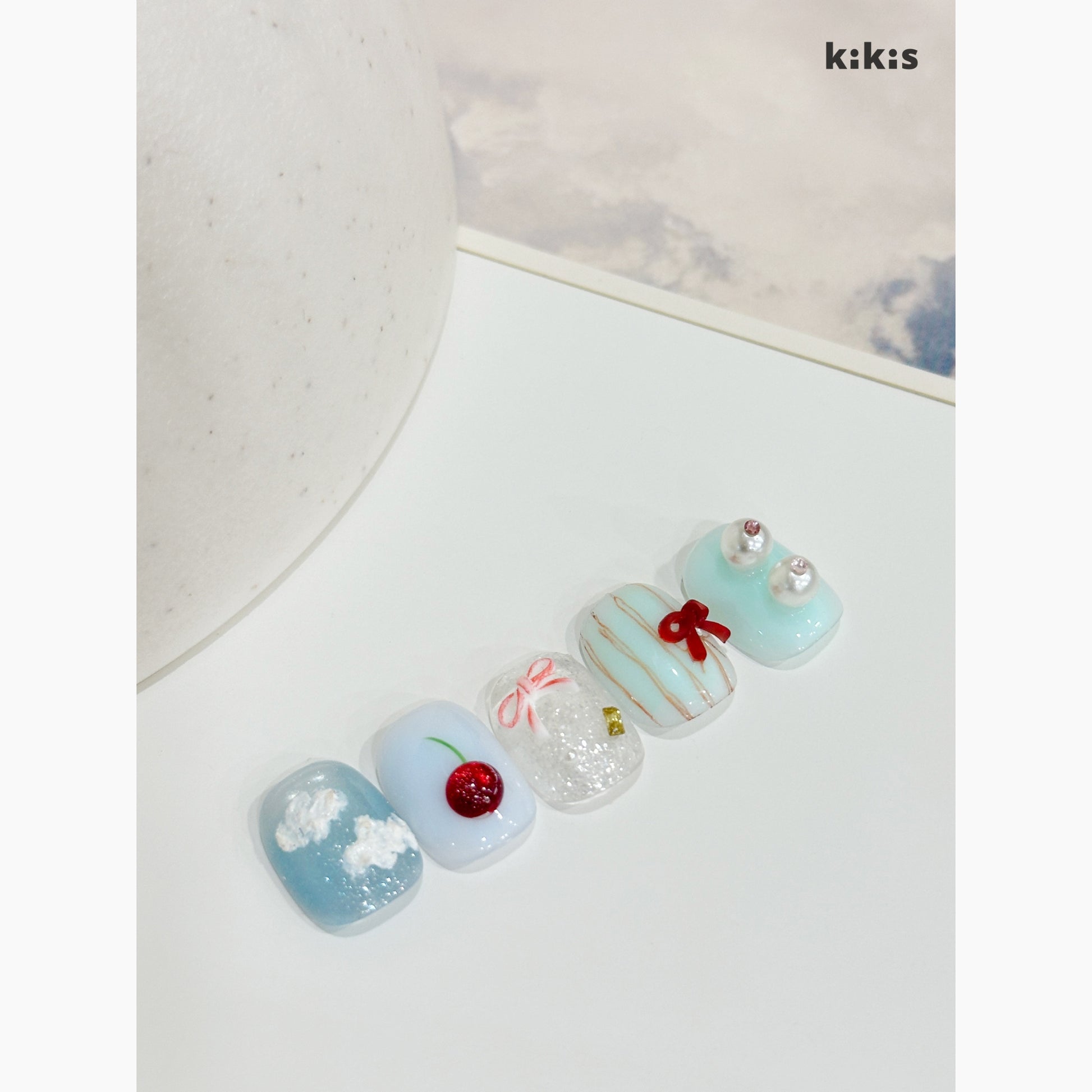 Topclou Nailhaus KIKIS 166 Blur Mint