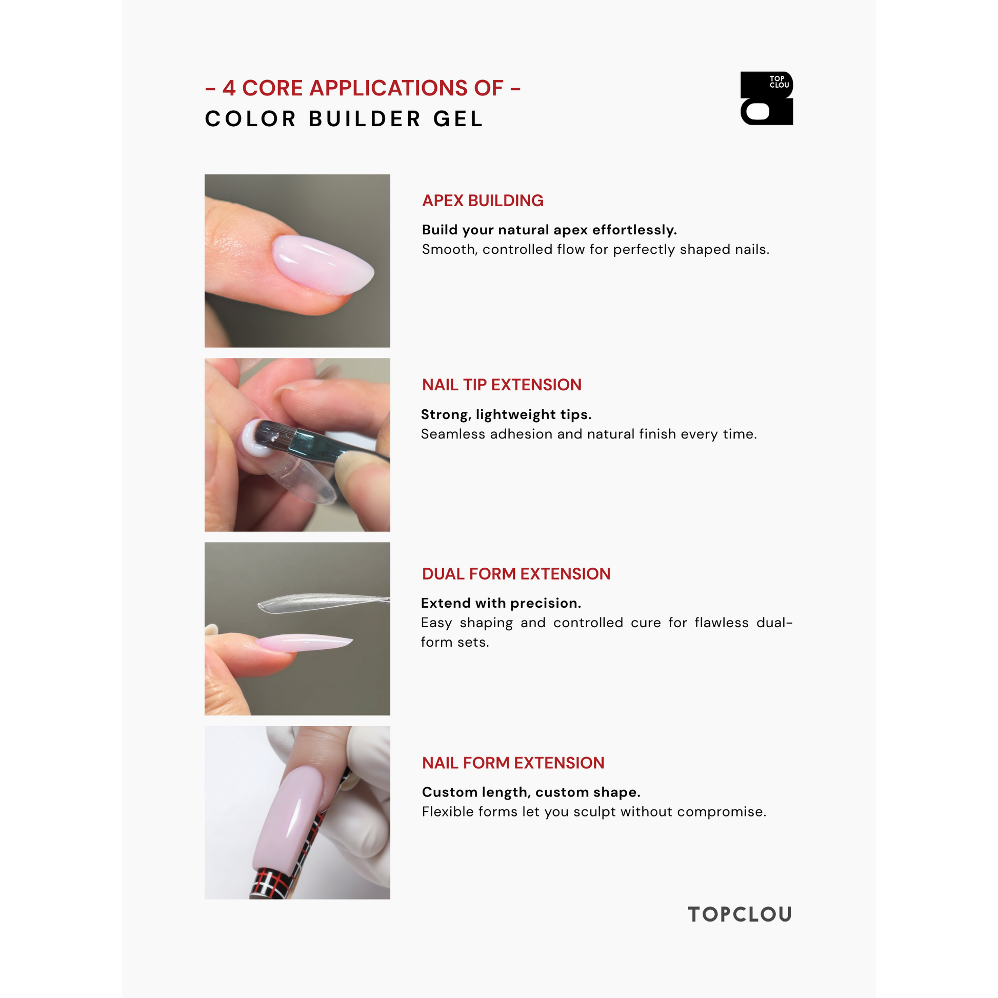Topclou Nailhaus Nail Extension Kit – Complete Sculpting System – TOPCLOU x NEKO